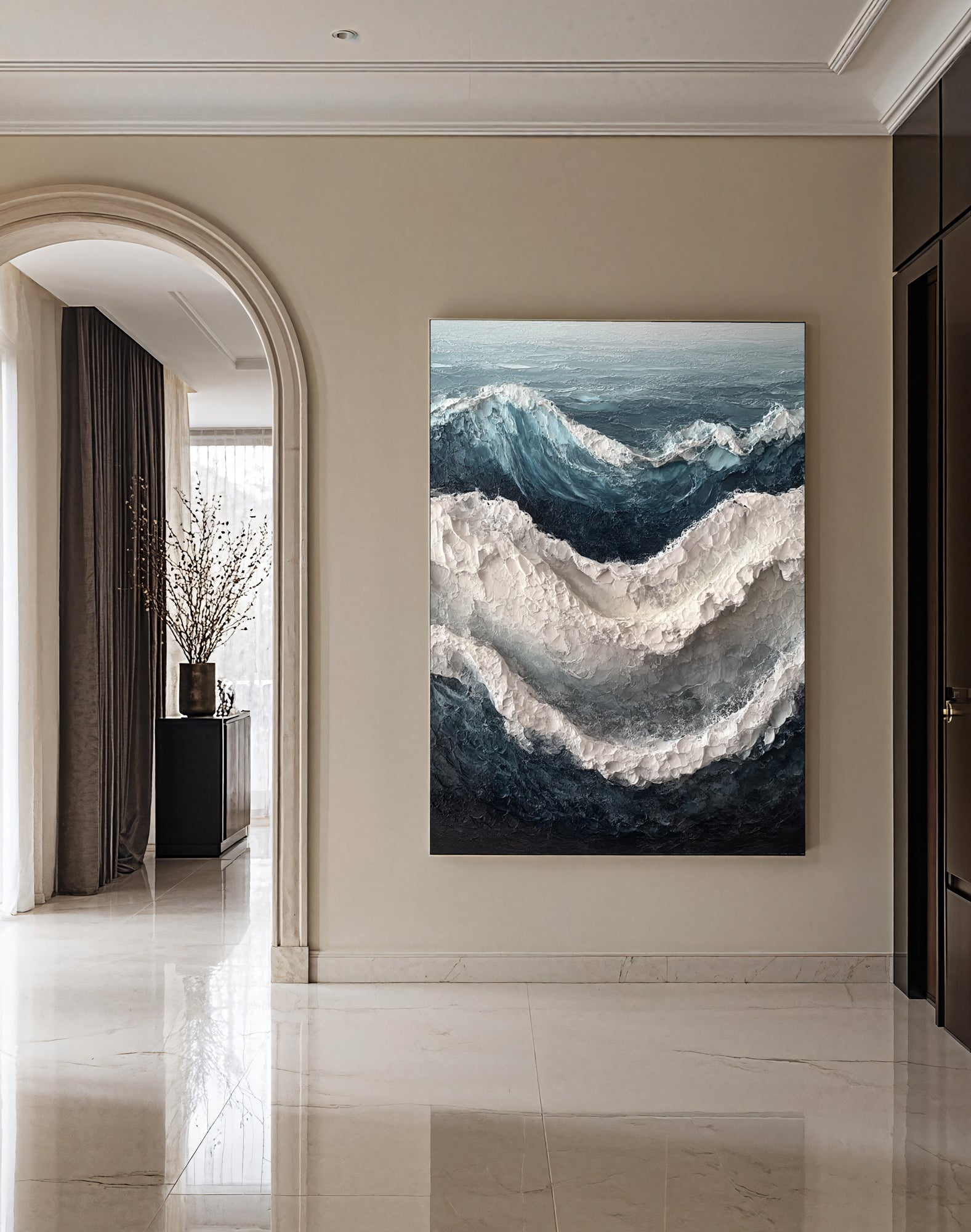 Textured Ocean Swells | White Crests