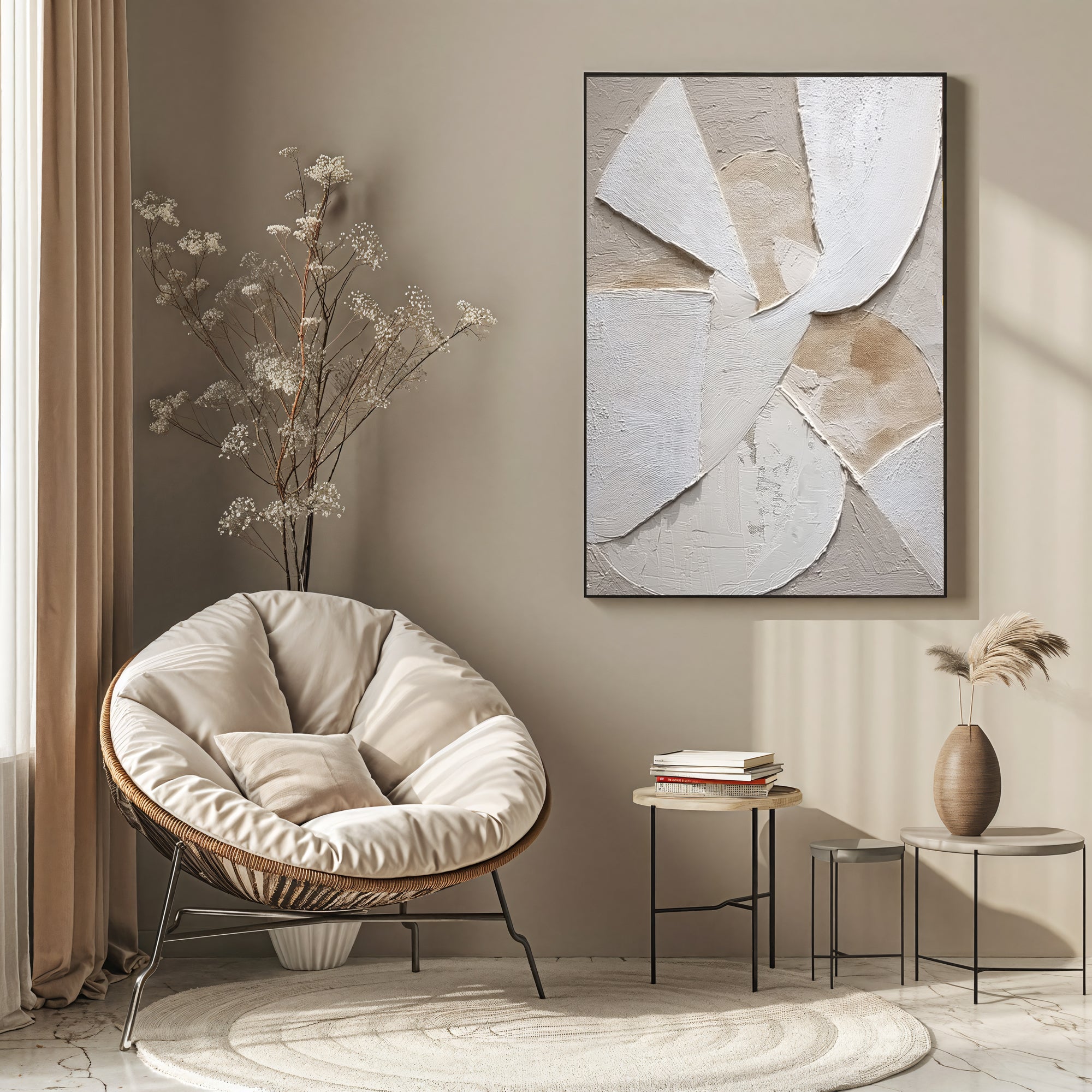 Textured Minimalist Opulence | Neutral Shape