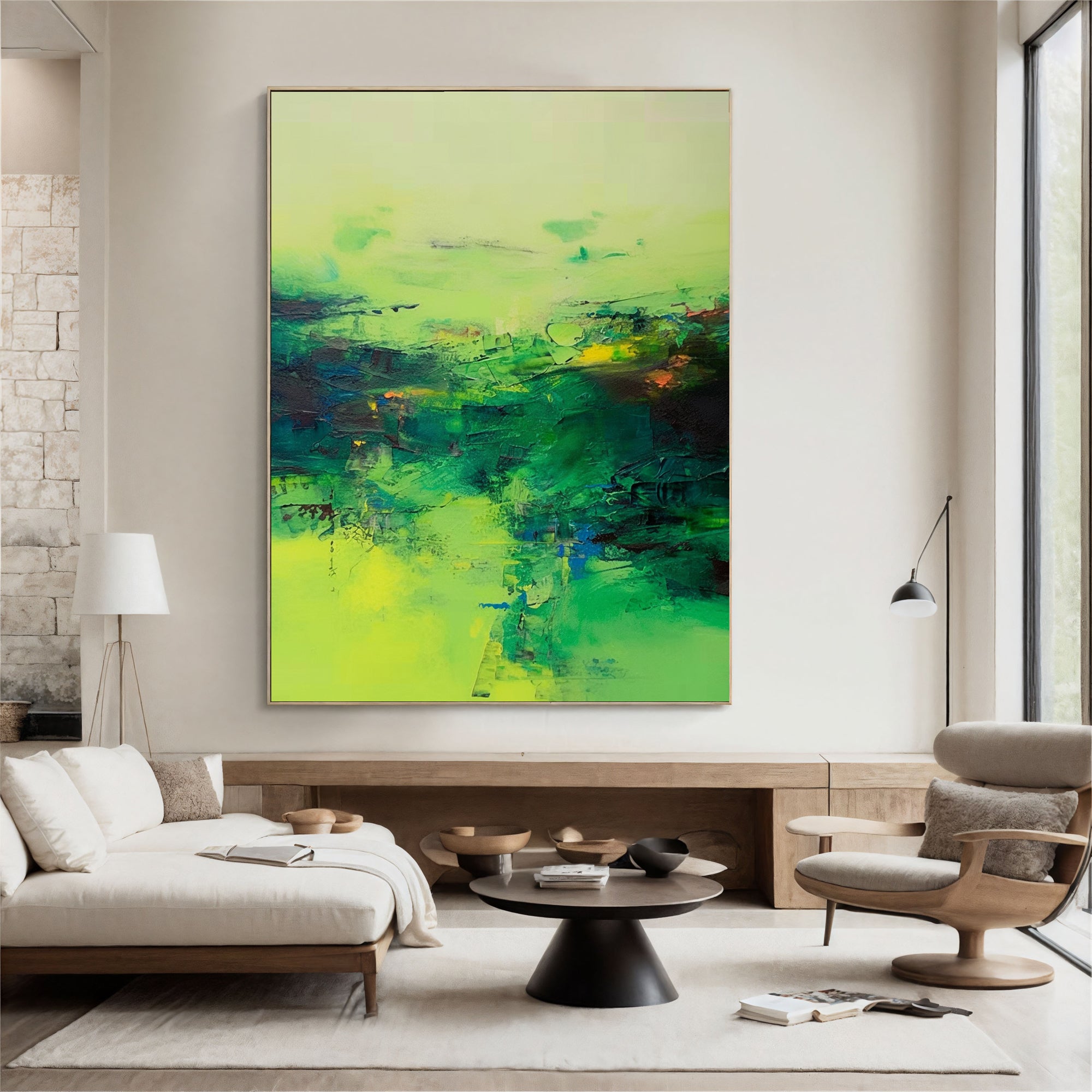 Textured Verdigris Opulence | Green Citrine