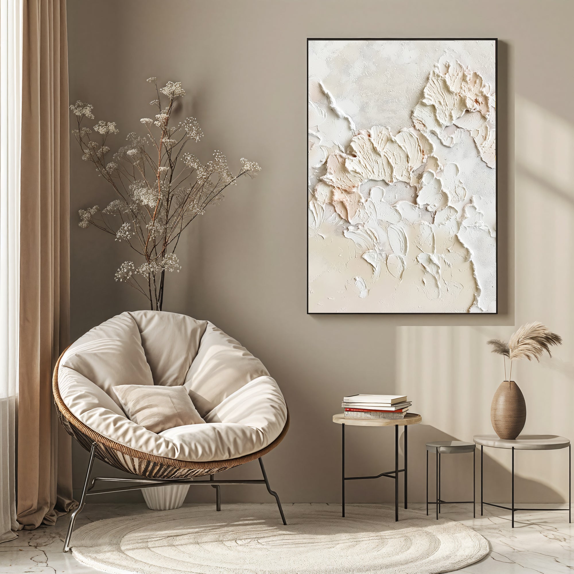 Textured Creamy Contours | Pale Hues