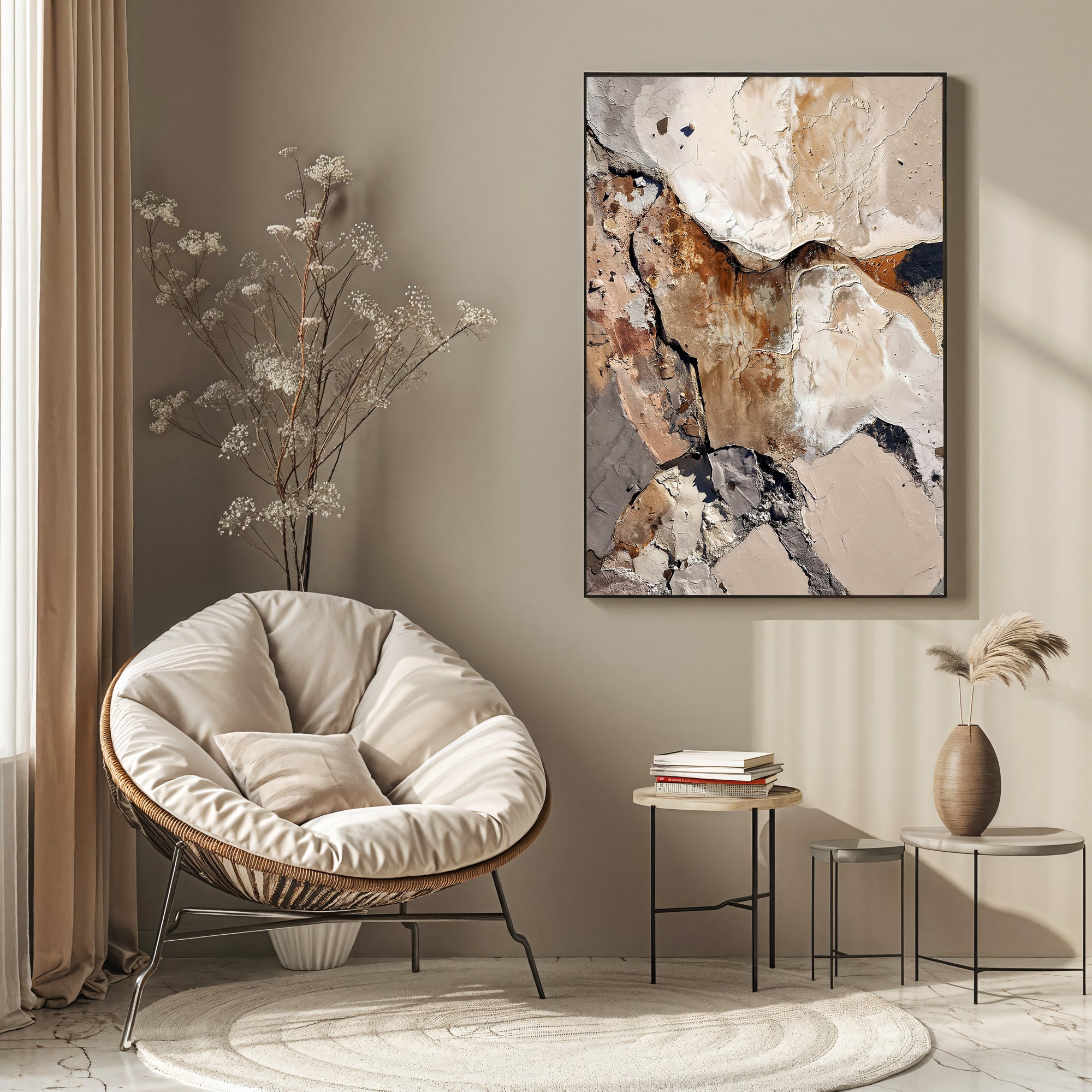 Textured Earthy Opulence | Neutral Blend