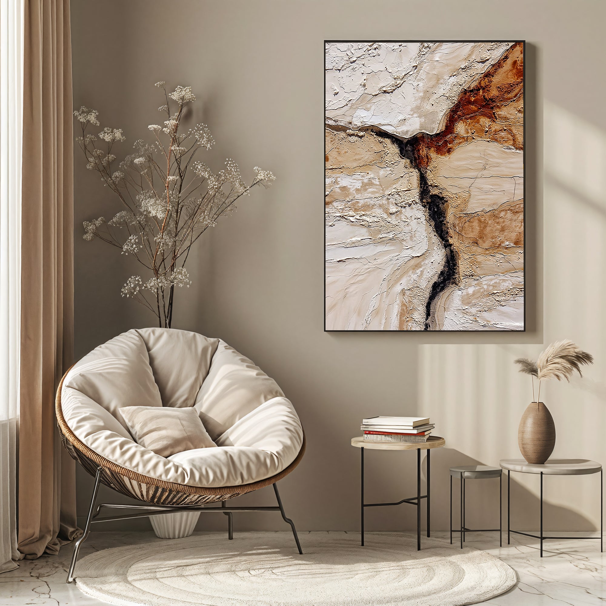 Textured Earthy Opulence | Neutral Vein