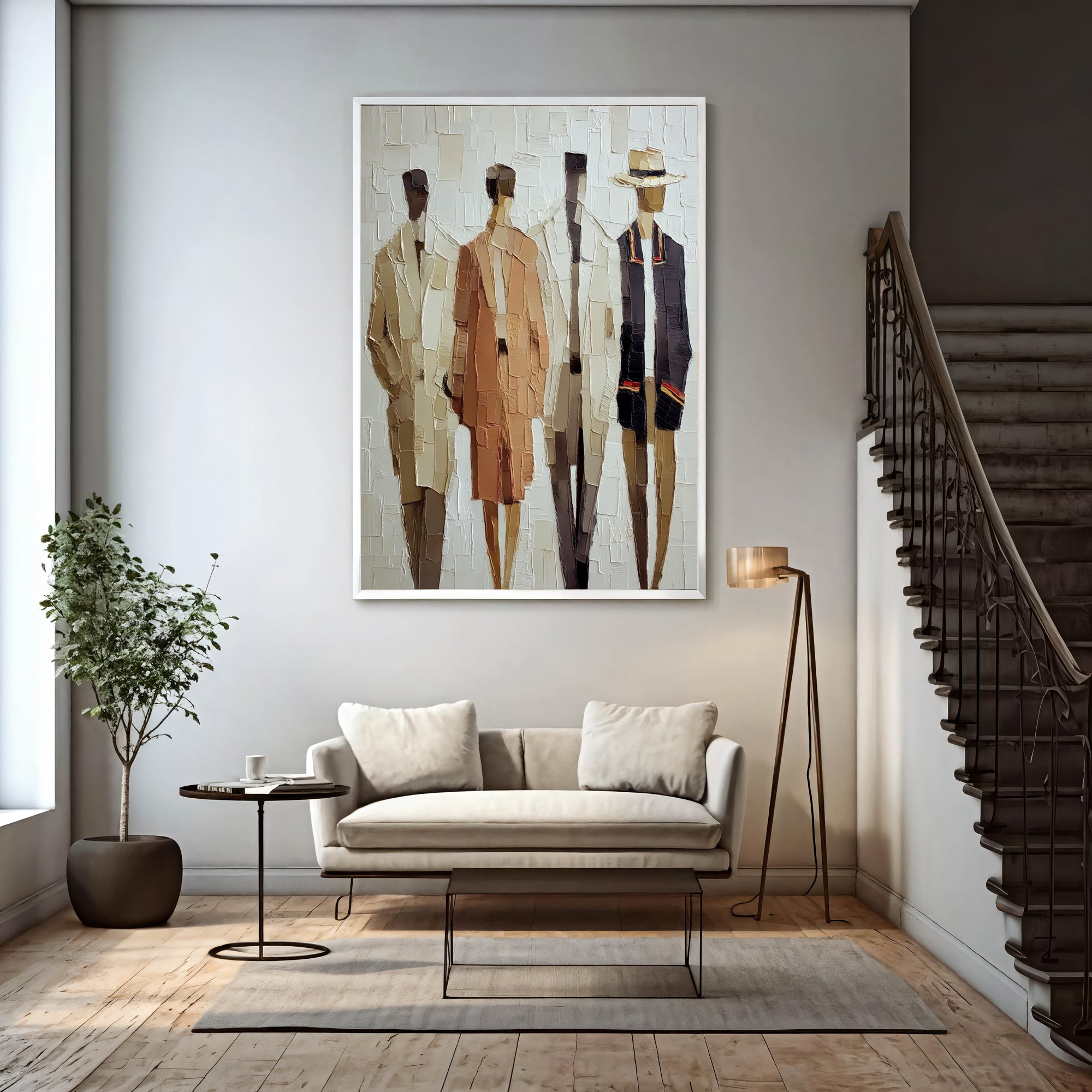 Textured Sartorial Silhouettes | Neutral Ensemble