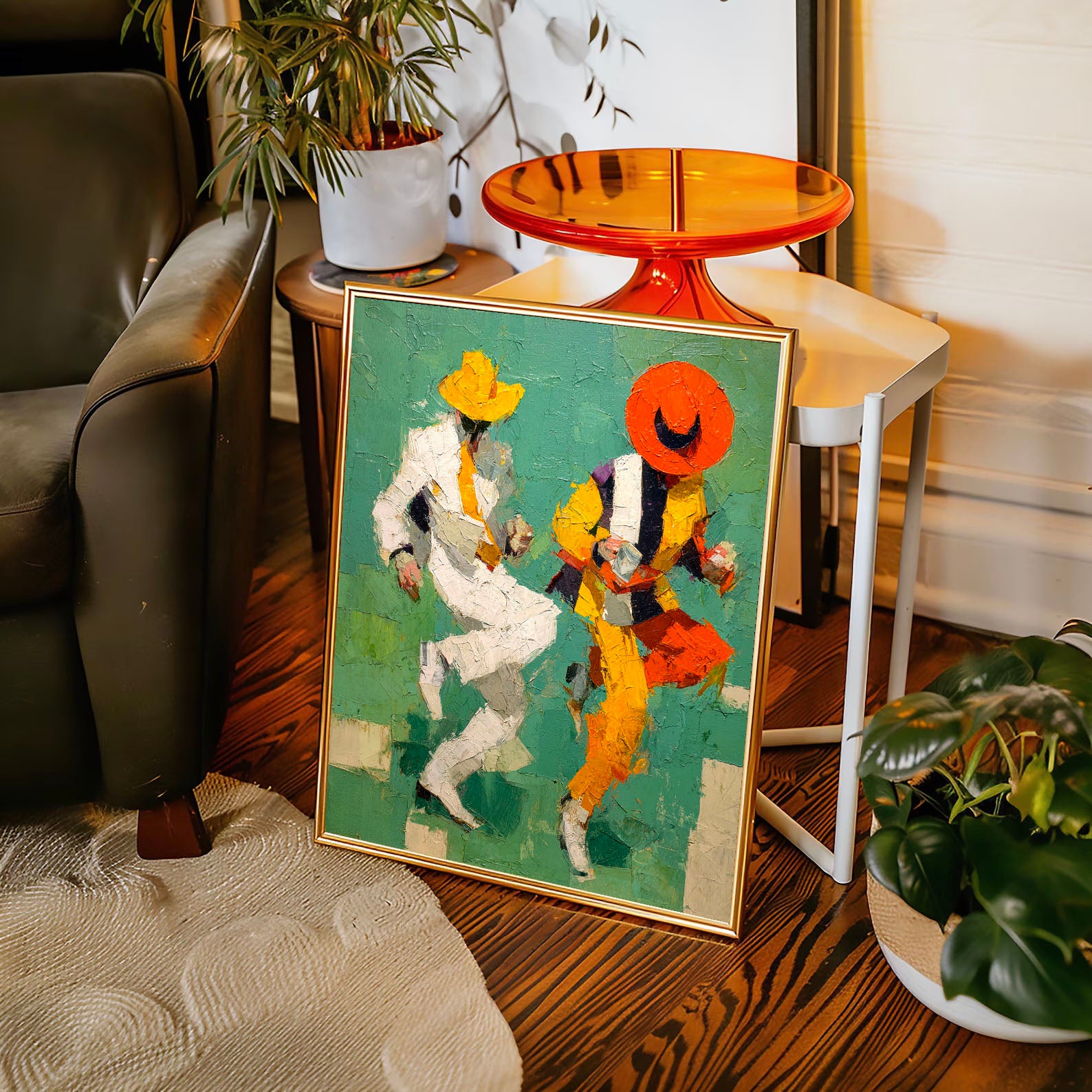 Dancing Cowboys Art | Textured Energy