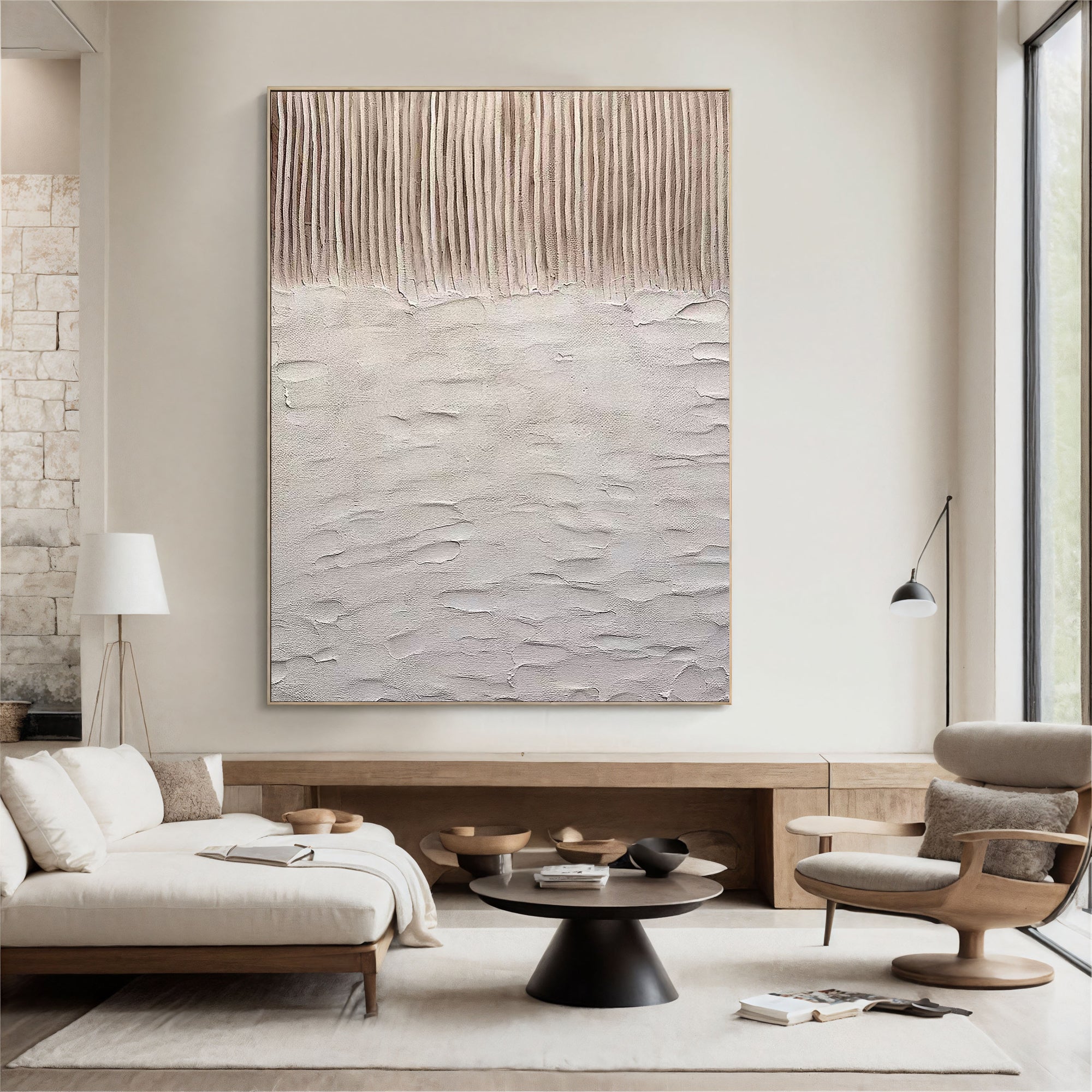 Textured Neutral Depth | Beige Textures