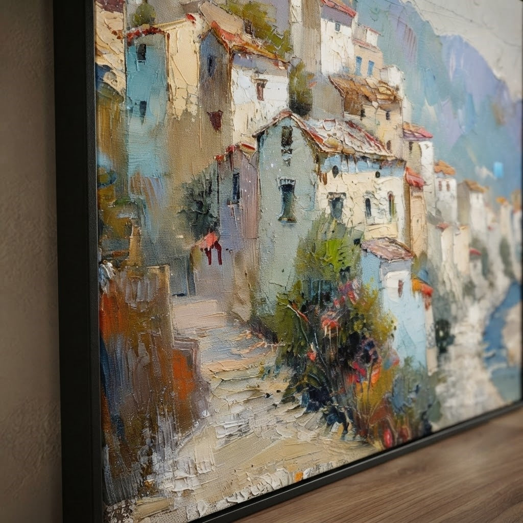 Neutrale geometrische Kunst | Strukturierte Eleganz