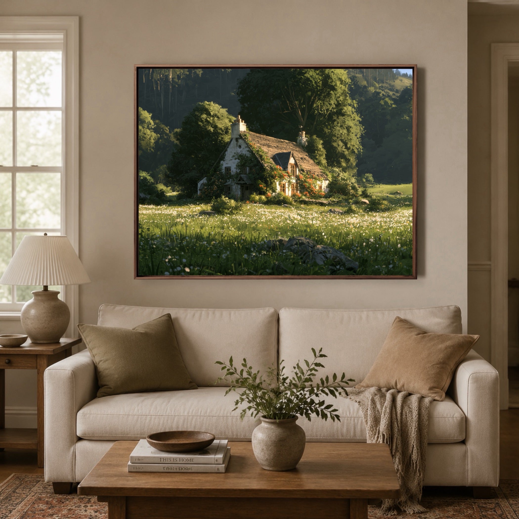 Landscape Art｜Forest Cottage Hush