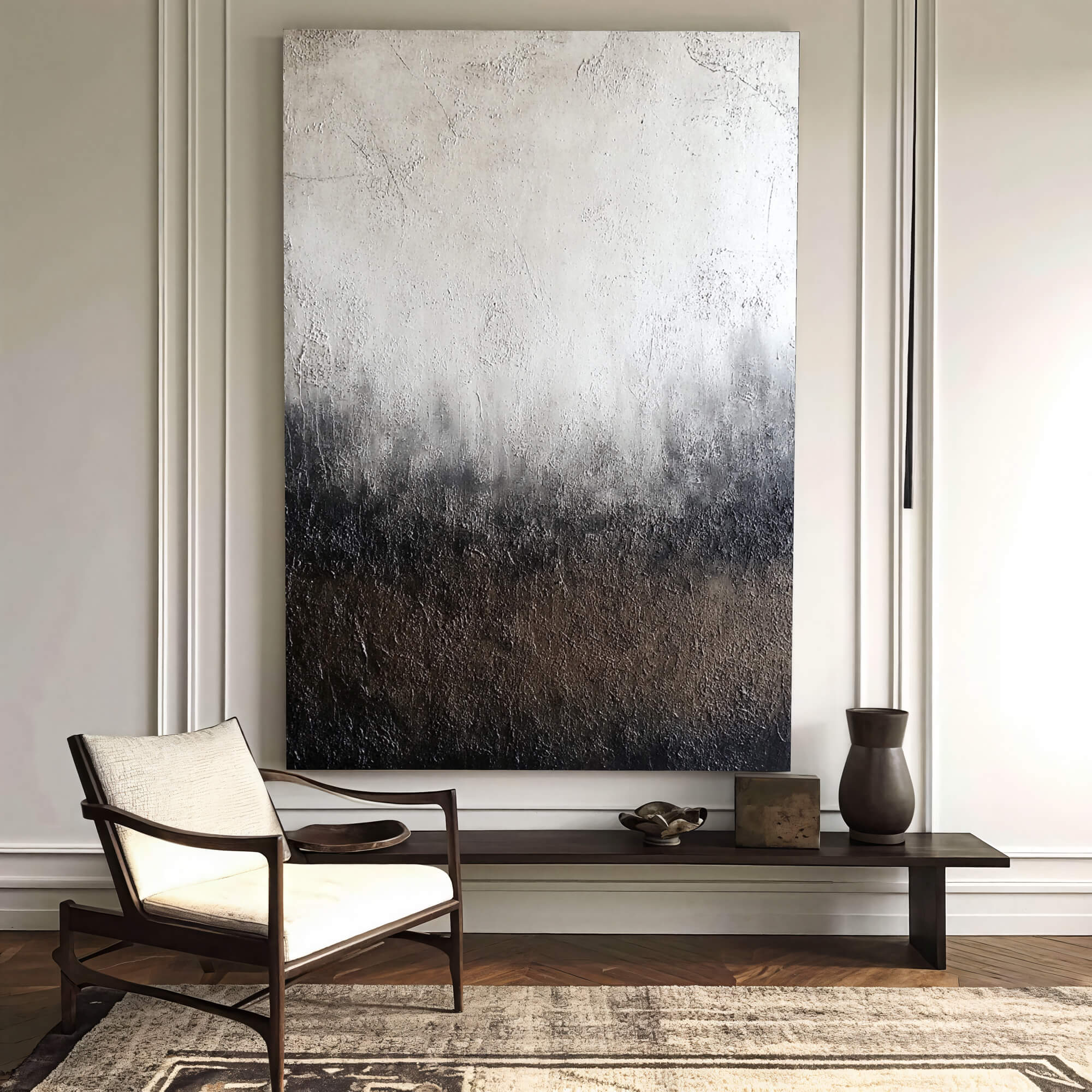 Textured Neutral Gradient | Monochrome Tones