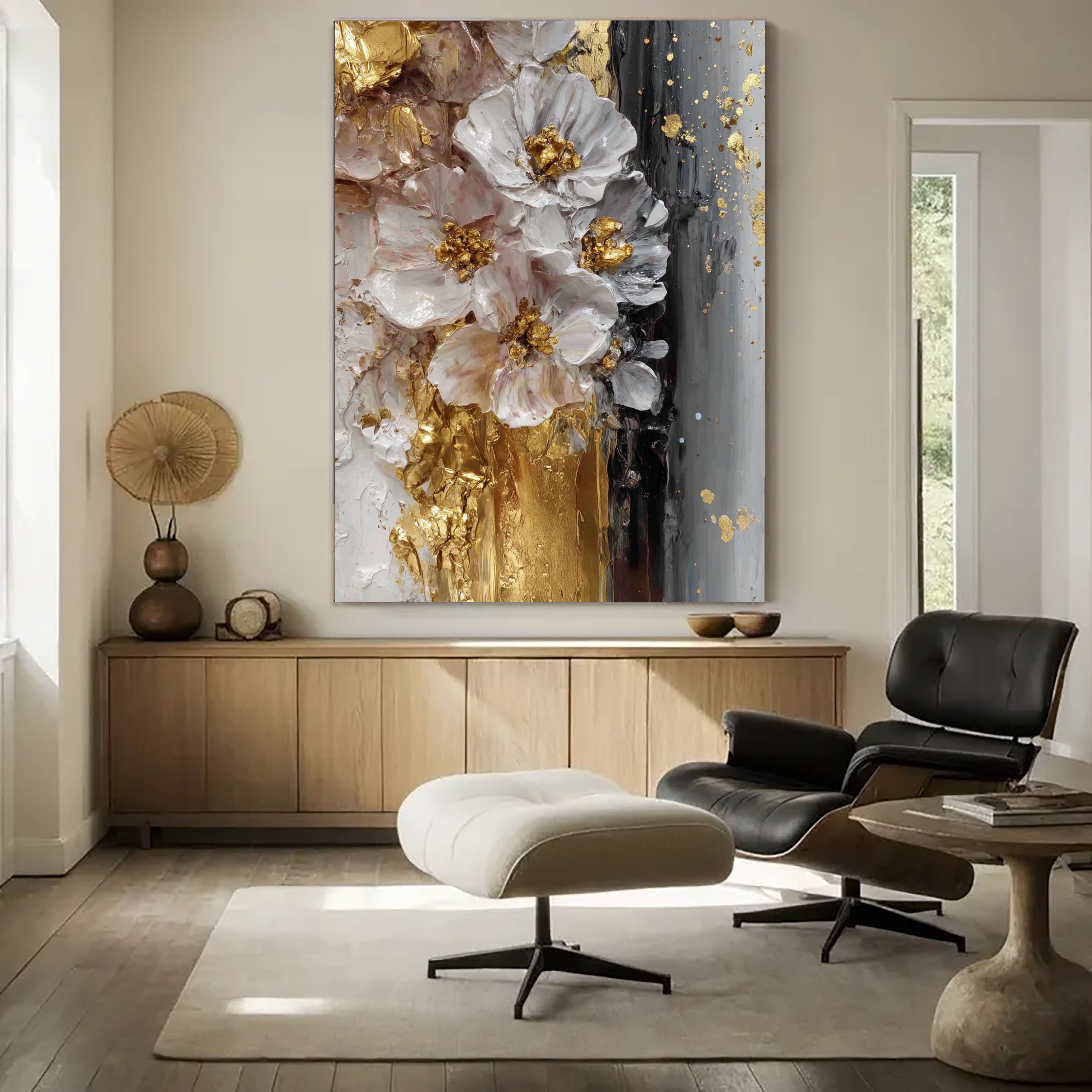 Textured Gilded Blossoms | Luxe Blooms