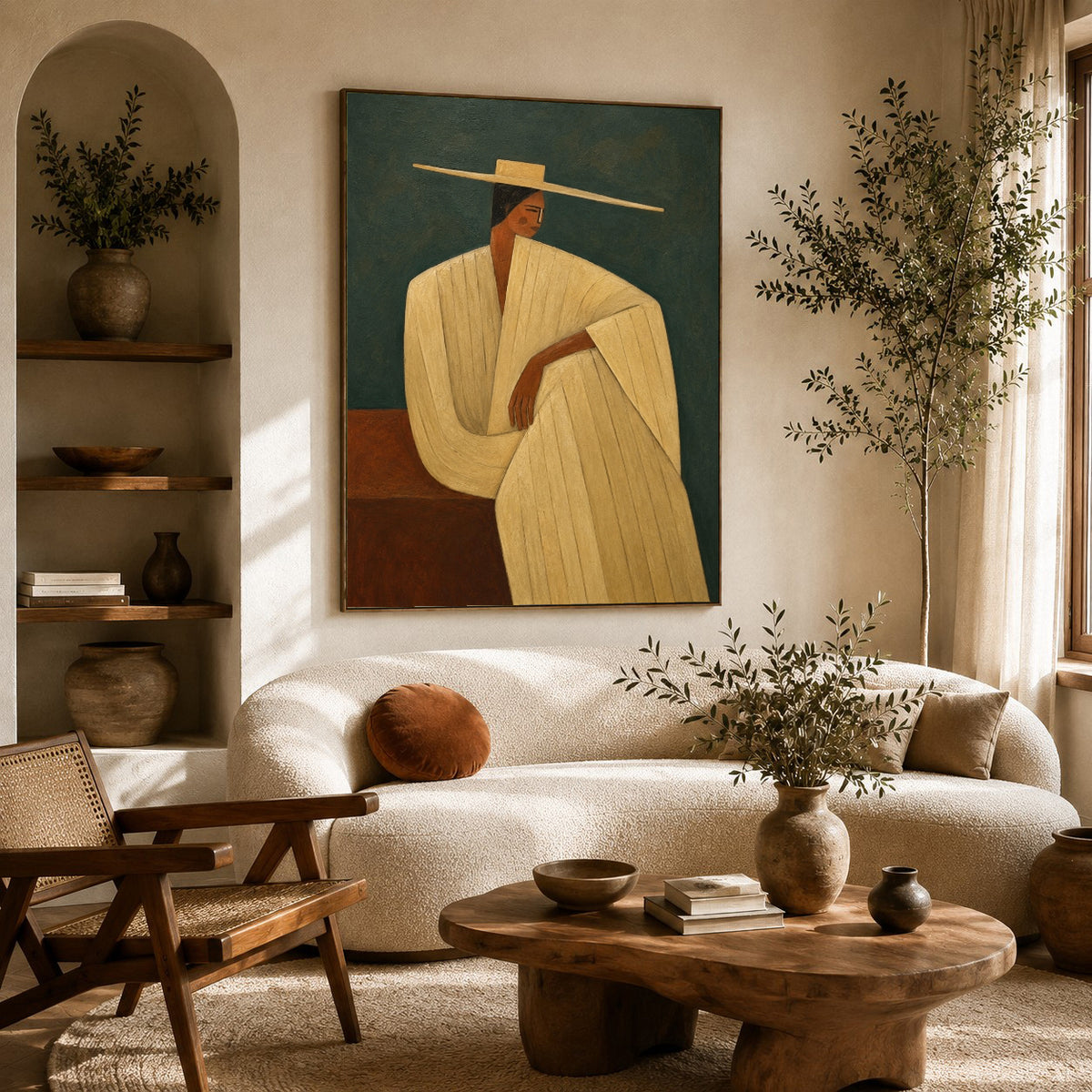 Female Figure Art｜Serene Hat Figure