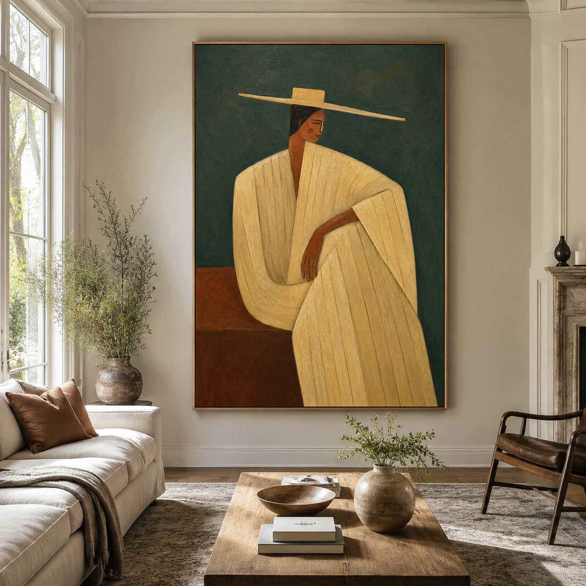Female Figure Art｜Serene Hat Figure