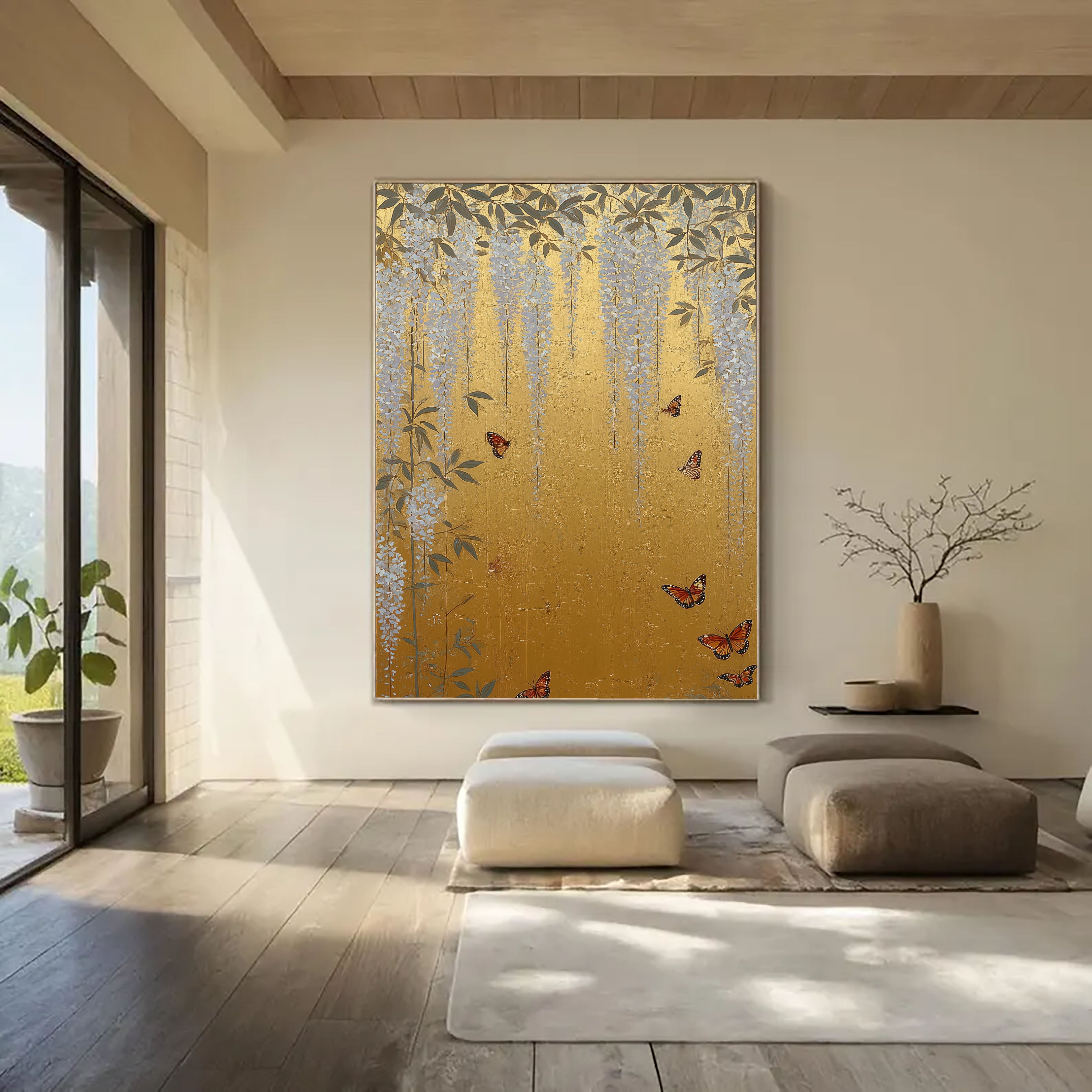 Textured Wisteria Glow | Butterfly Blooms