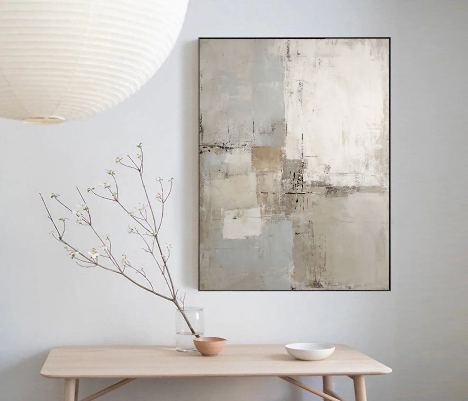 Textured Minimalist Blocks | Neutral Tones