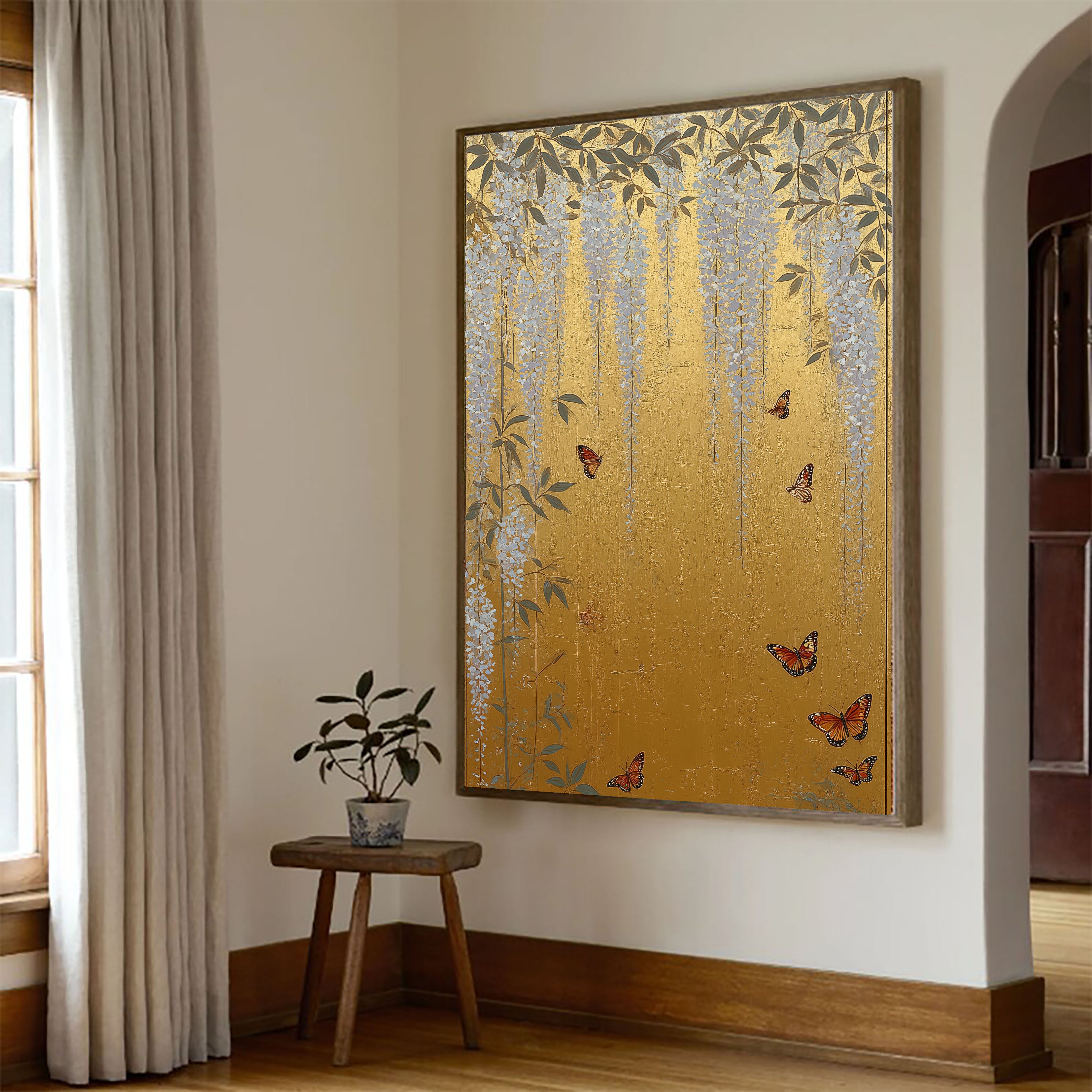 Textured Wisteria Glow | Butterfly Blooms