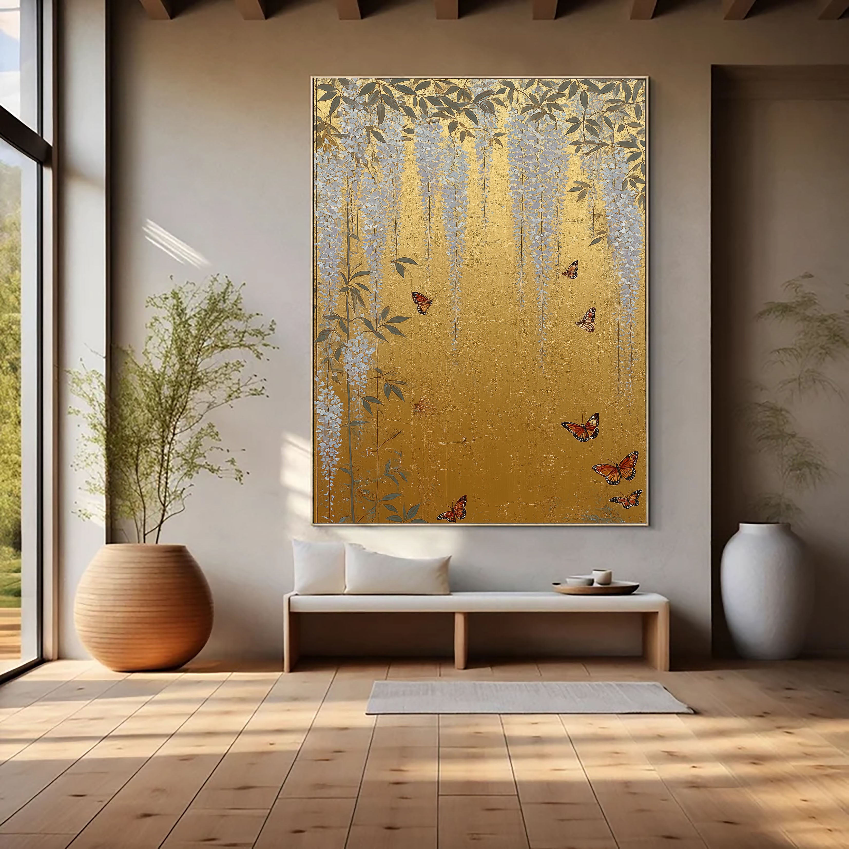 Textured Wisteria Glow | Butterfly Blooms