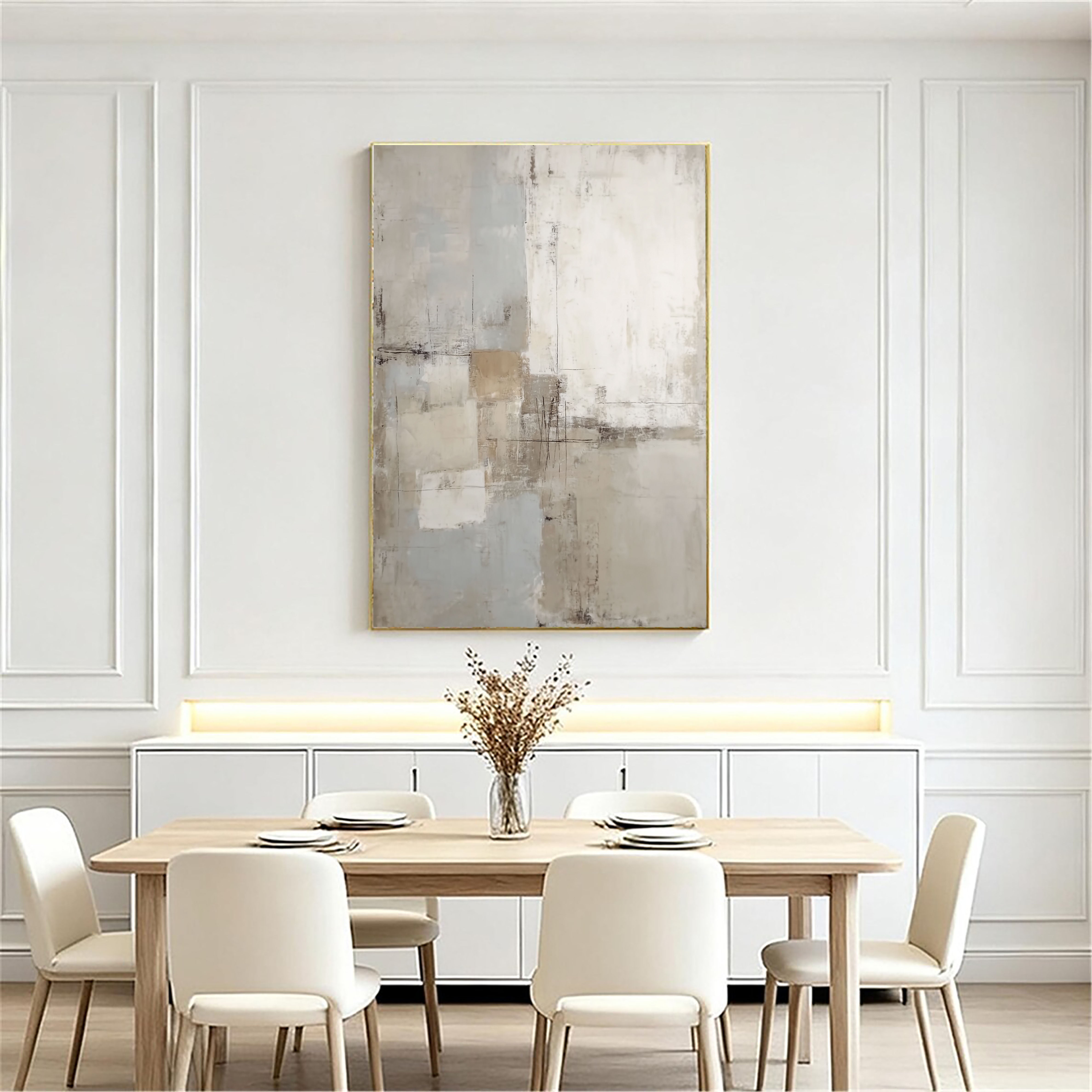 Textured Minimalist Blocks | Neutral Tones