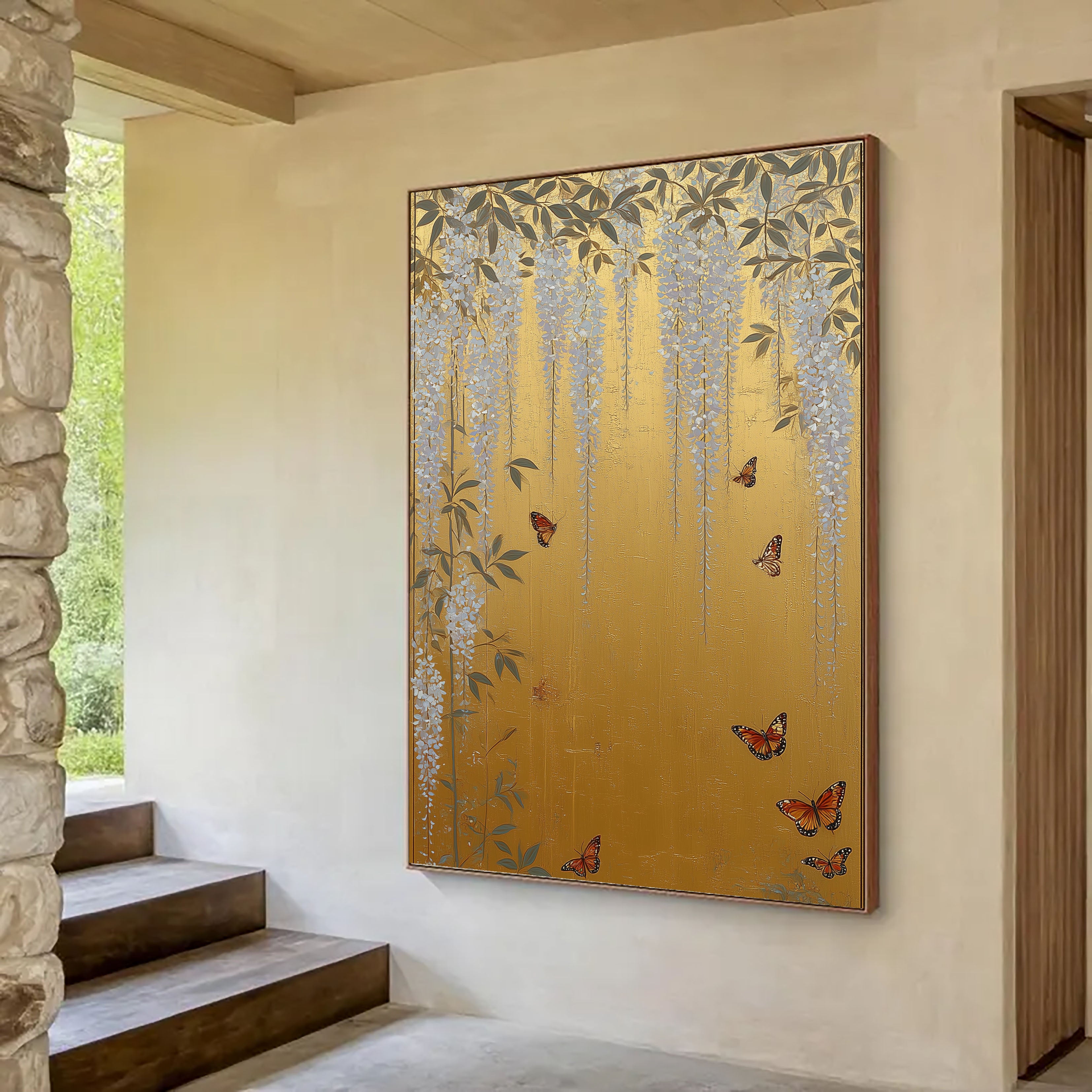 Textured Wisteria Glow | Butterfly Blooms
