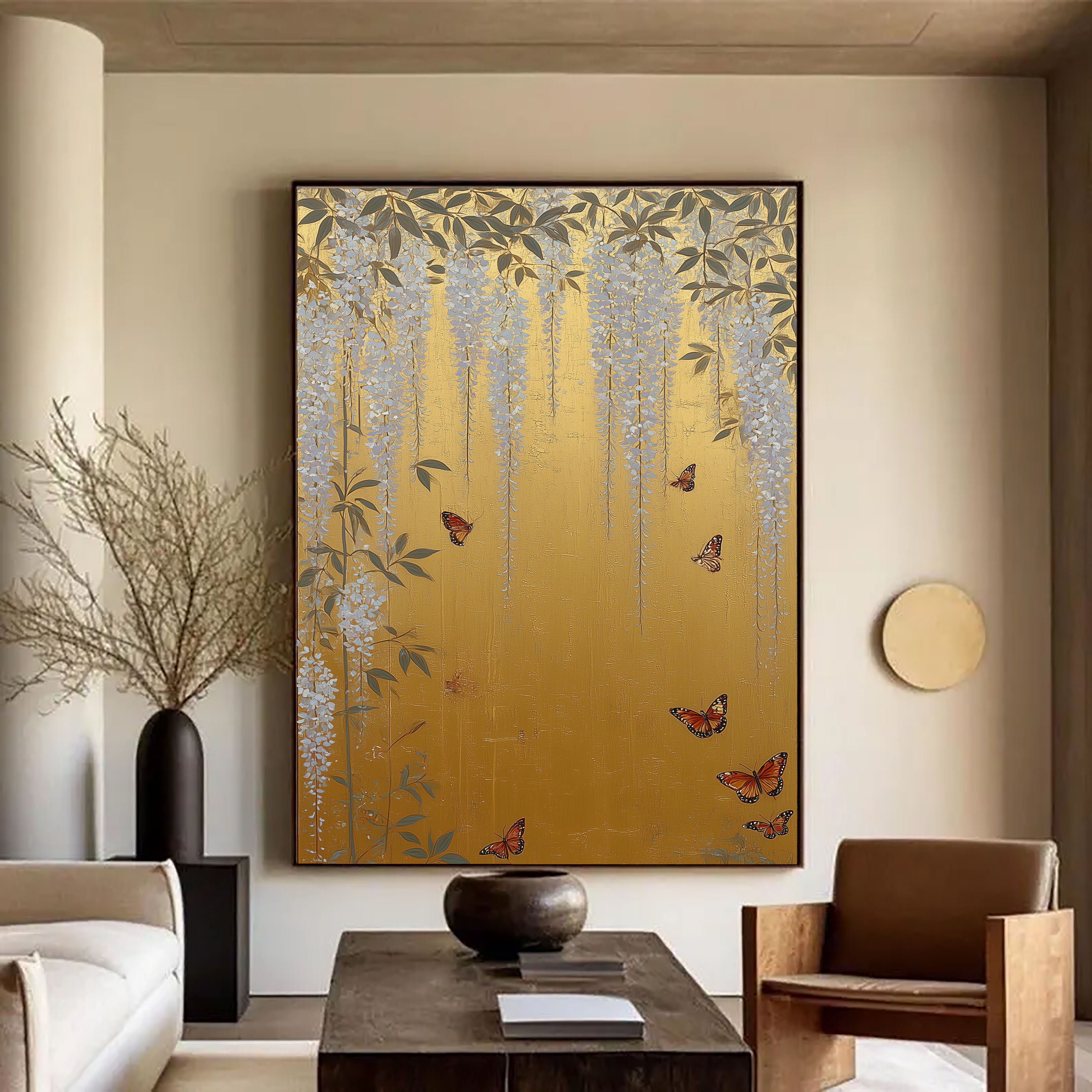 Textured Wisteria Glow | Butterfly Blooms