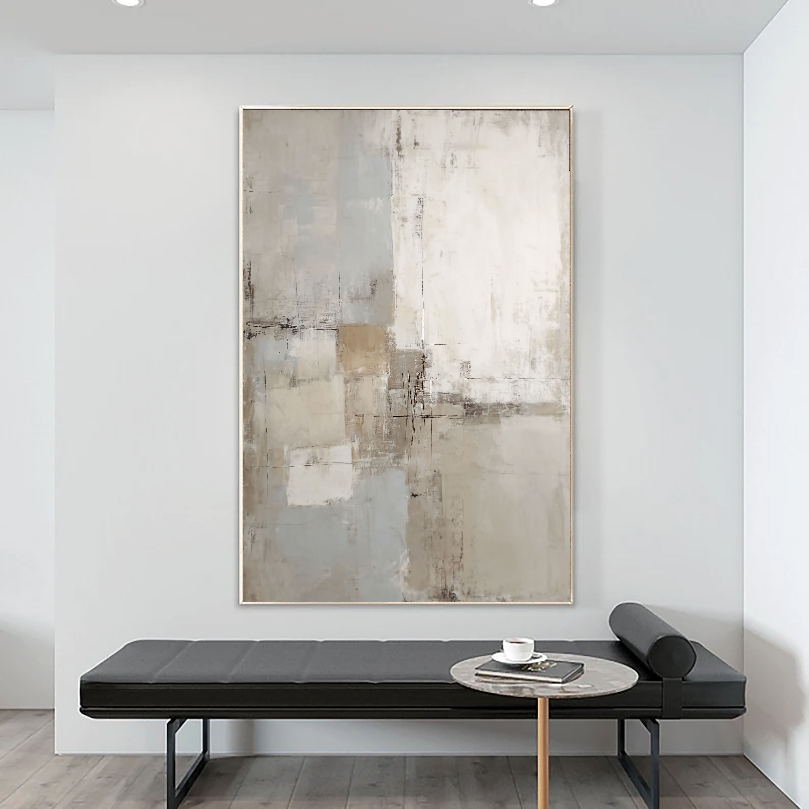Textured Minimalist Blocks | Neutral Tones