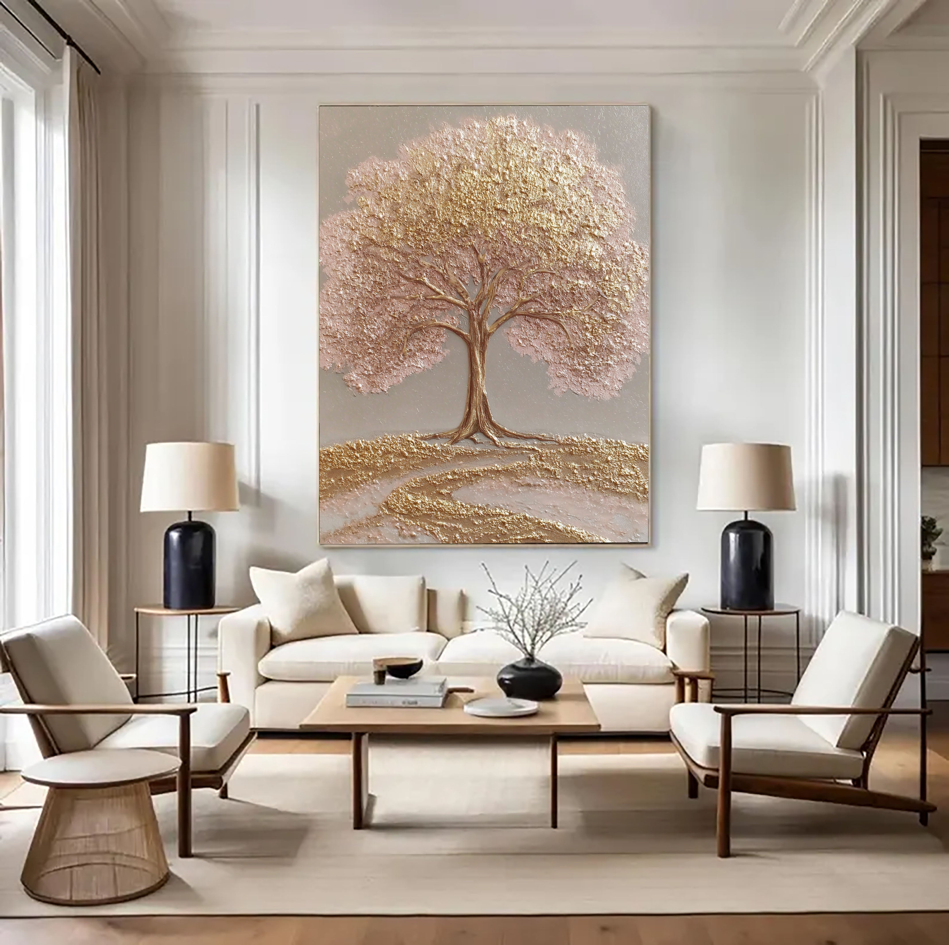Textured Gilded Canopy | Blush Grove