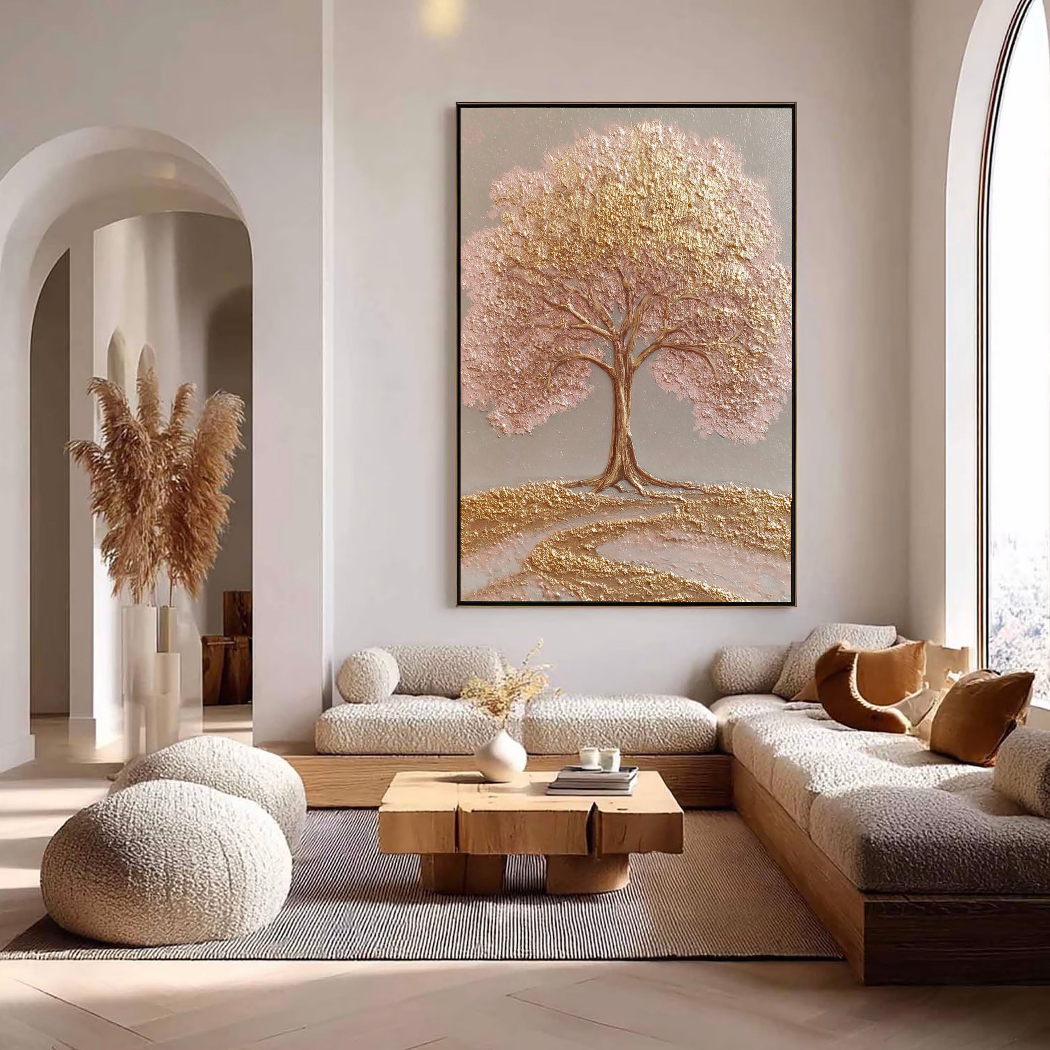 Textured Gilded Canopy | Blush Grove