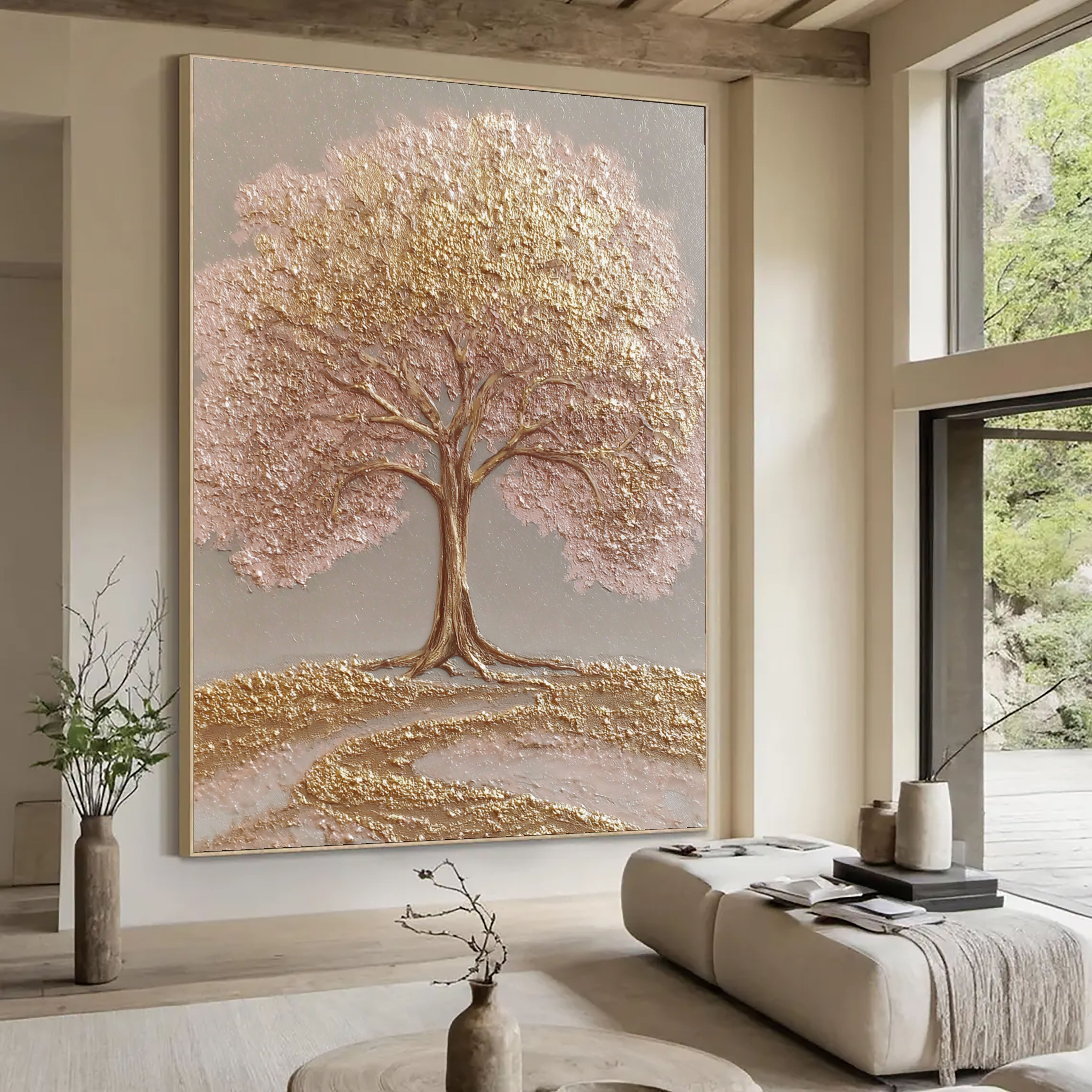 Textured Gilded Canopy | Blush Grove