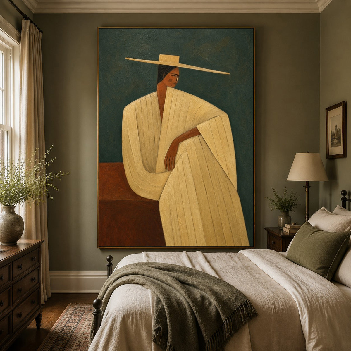 Female Figure Art｜Serene Hat Figure