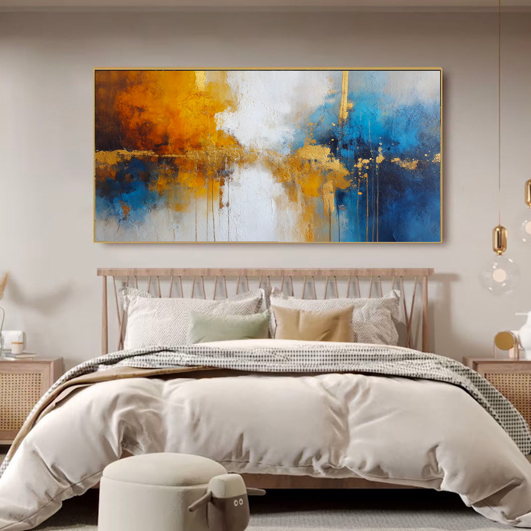 Textured Gilded Hues | Amber Azure