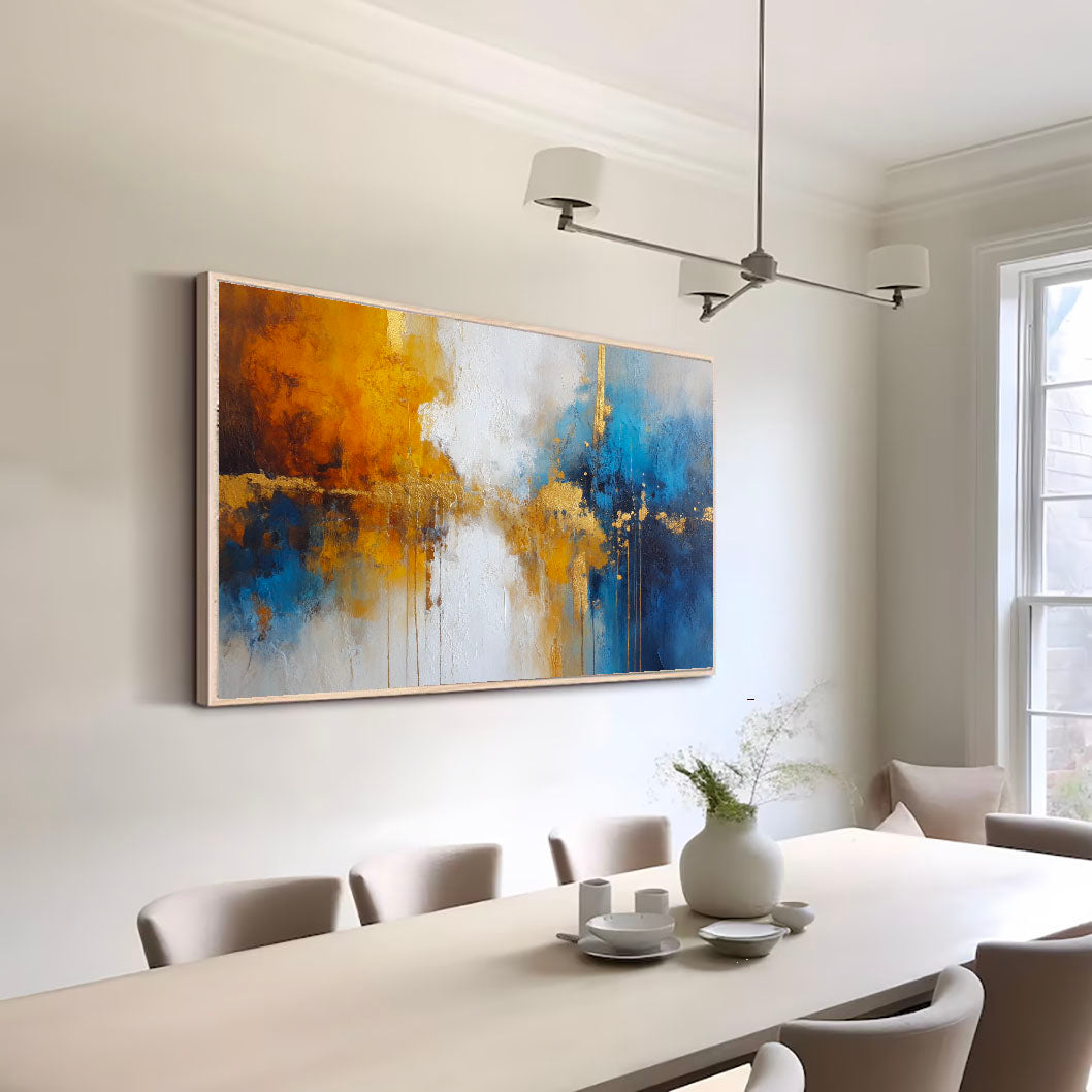 Textured Gilded Hues | Amber Azure