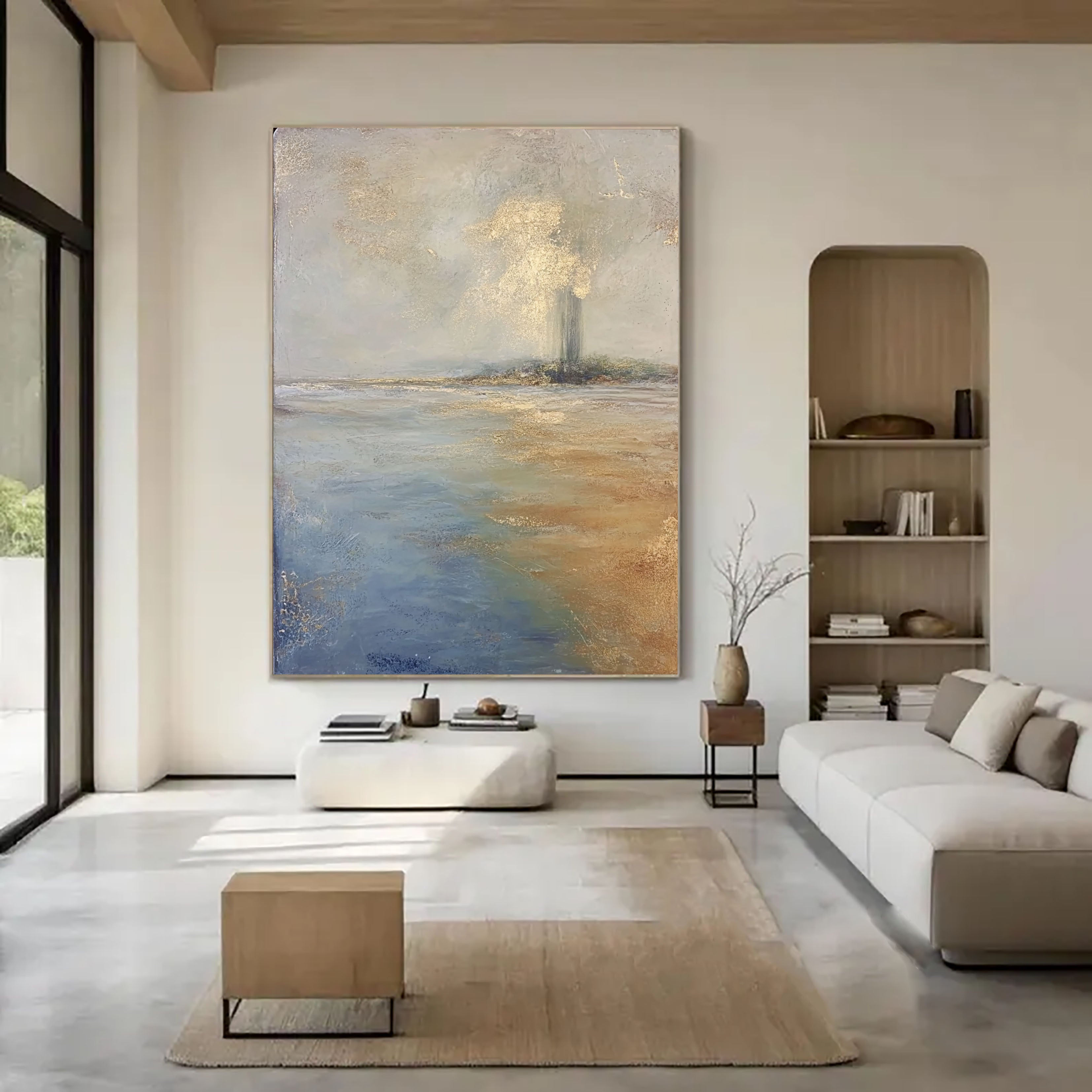 Textured Coastal Glow | Misty Spire