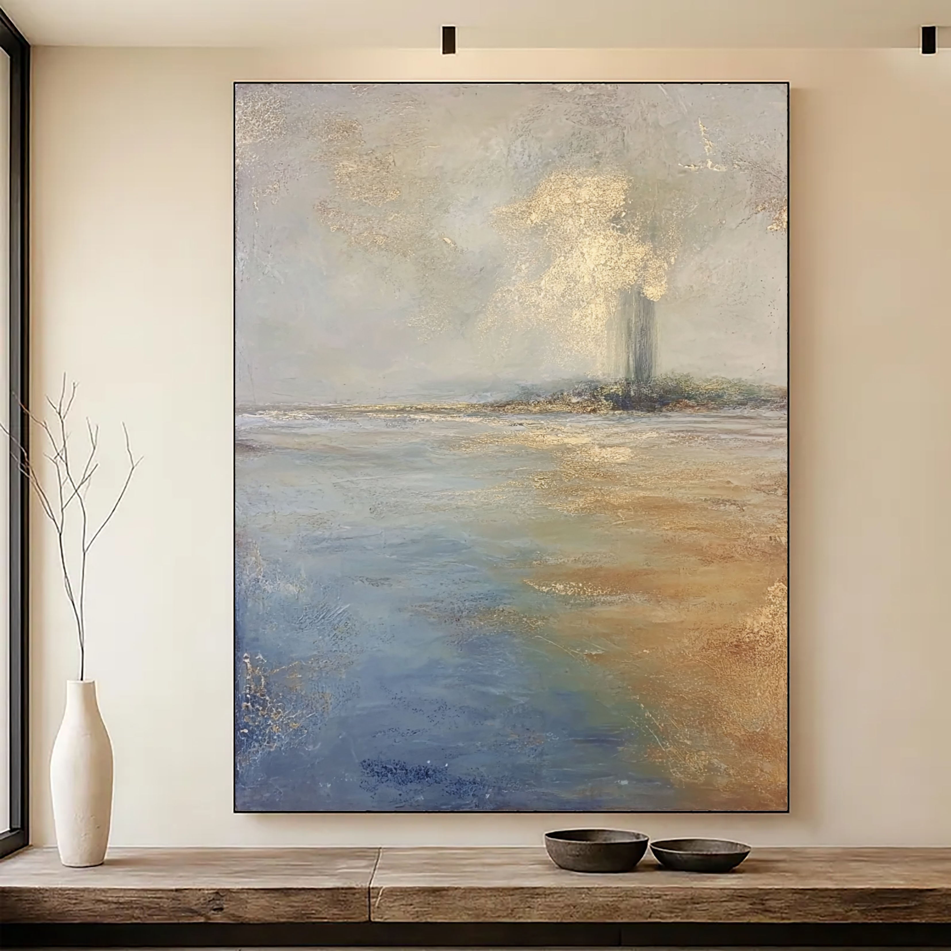 Textured Coastal Glow | Misty Spire