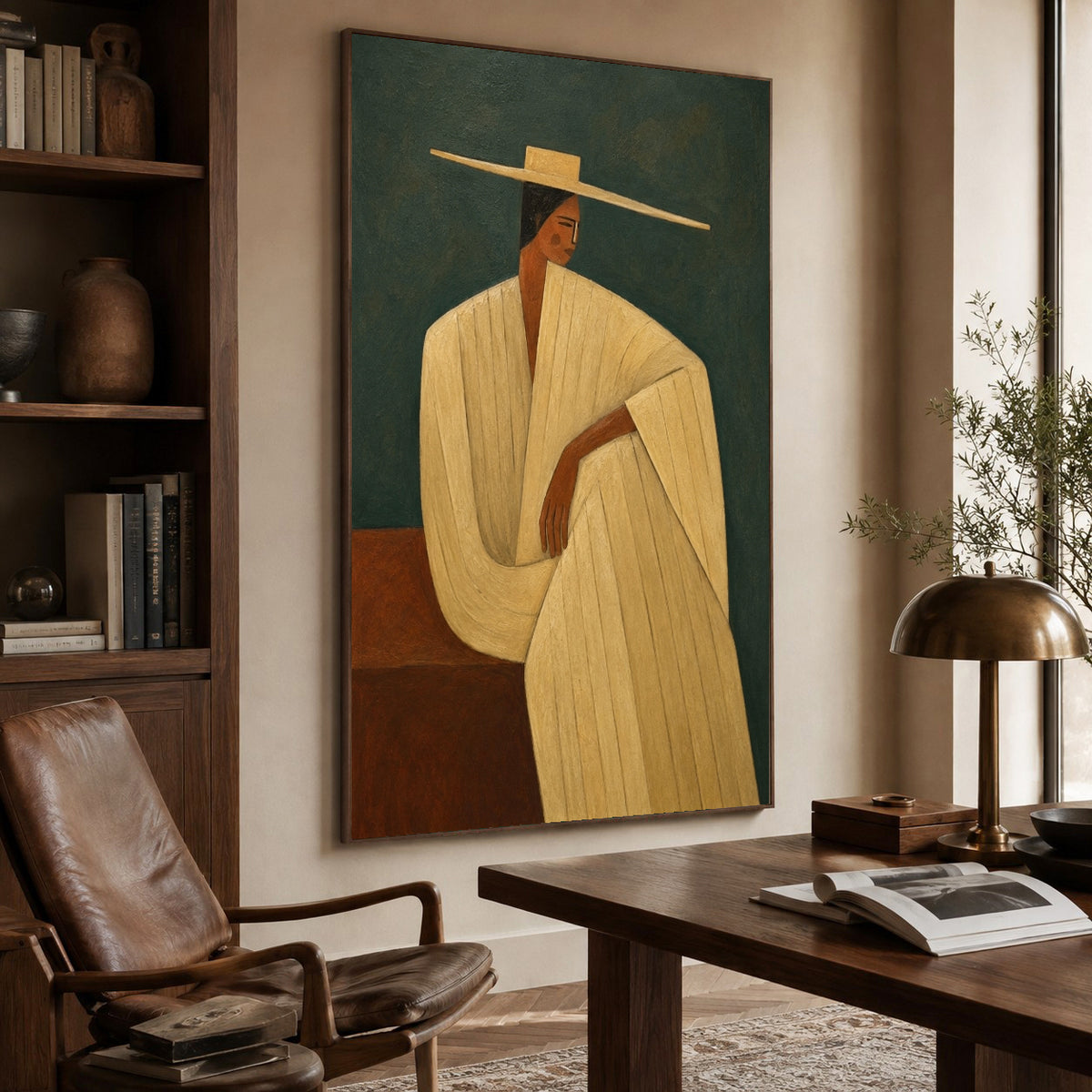 Female Figure Art｜Serene Hat Figure