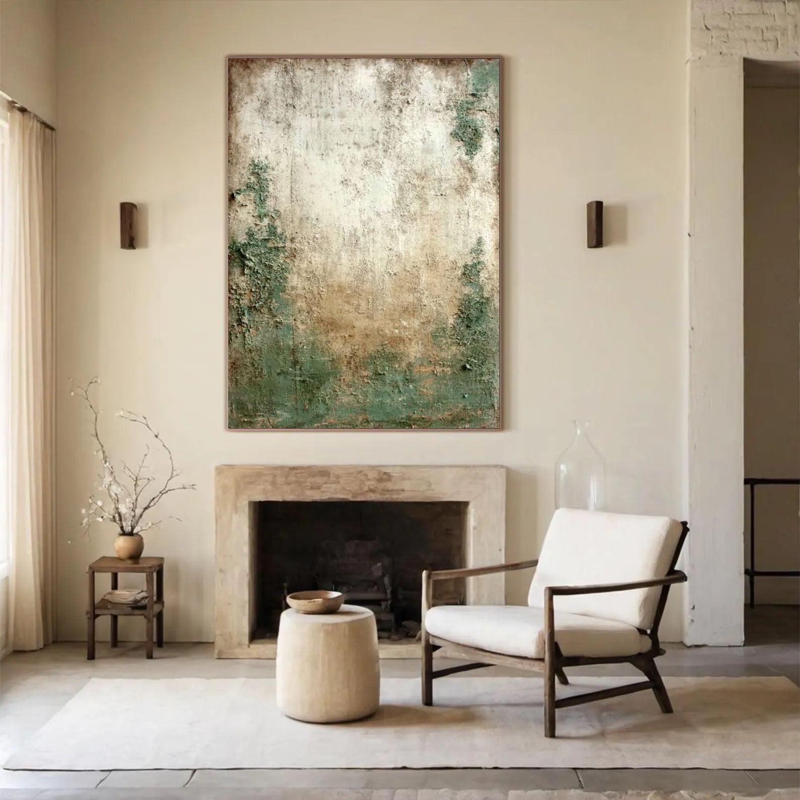 Textured Rustic Patina | Green Decay