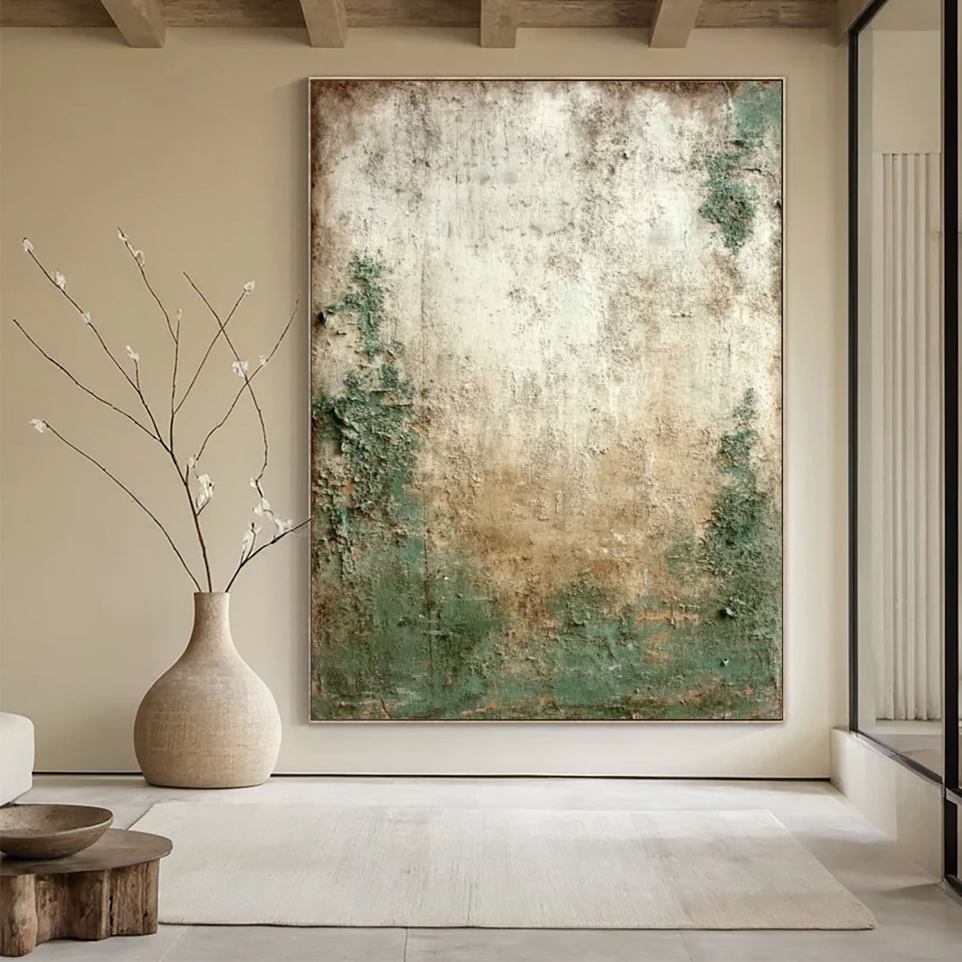 Textured Rustic Patina | Green Decay