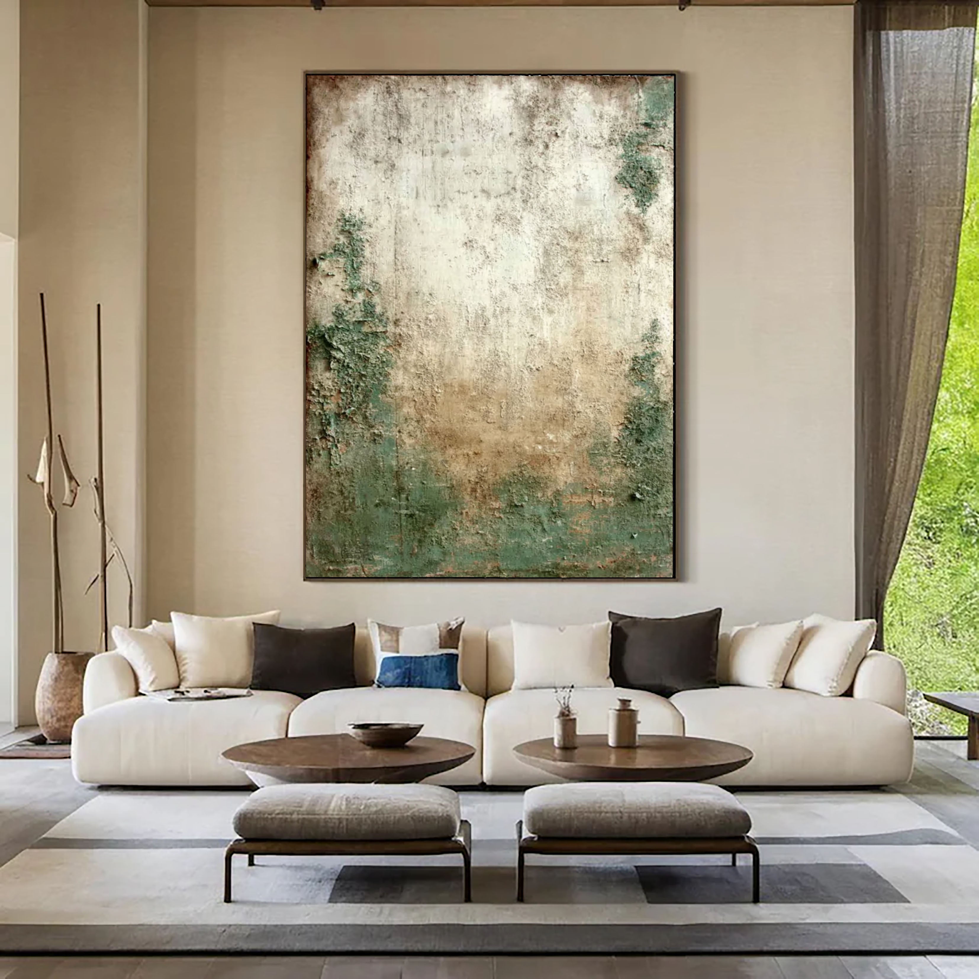 Textured Rustic Patina | Green Decay