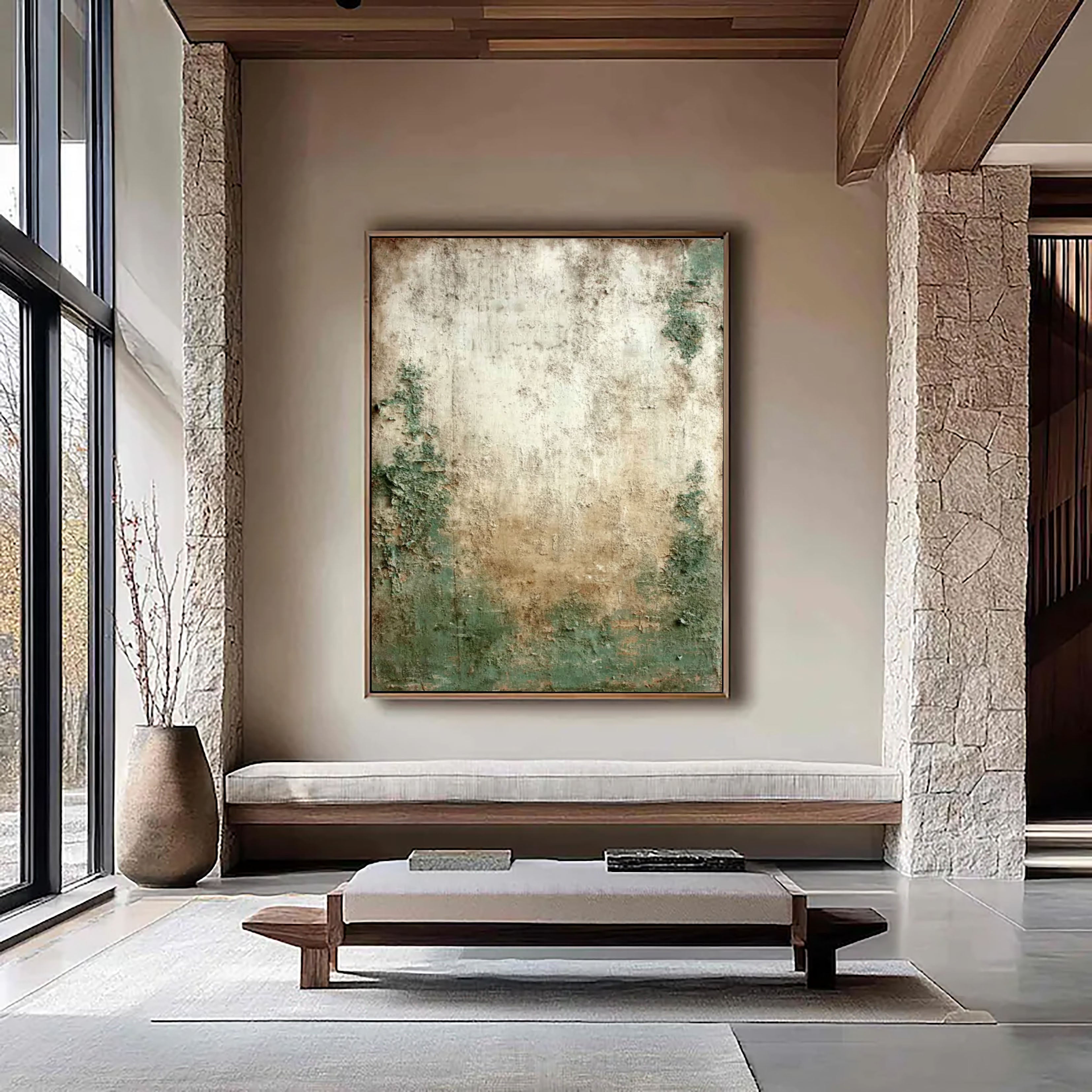 Textured Rustic Patina | Green Decay