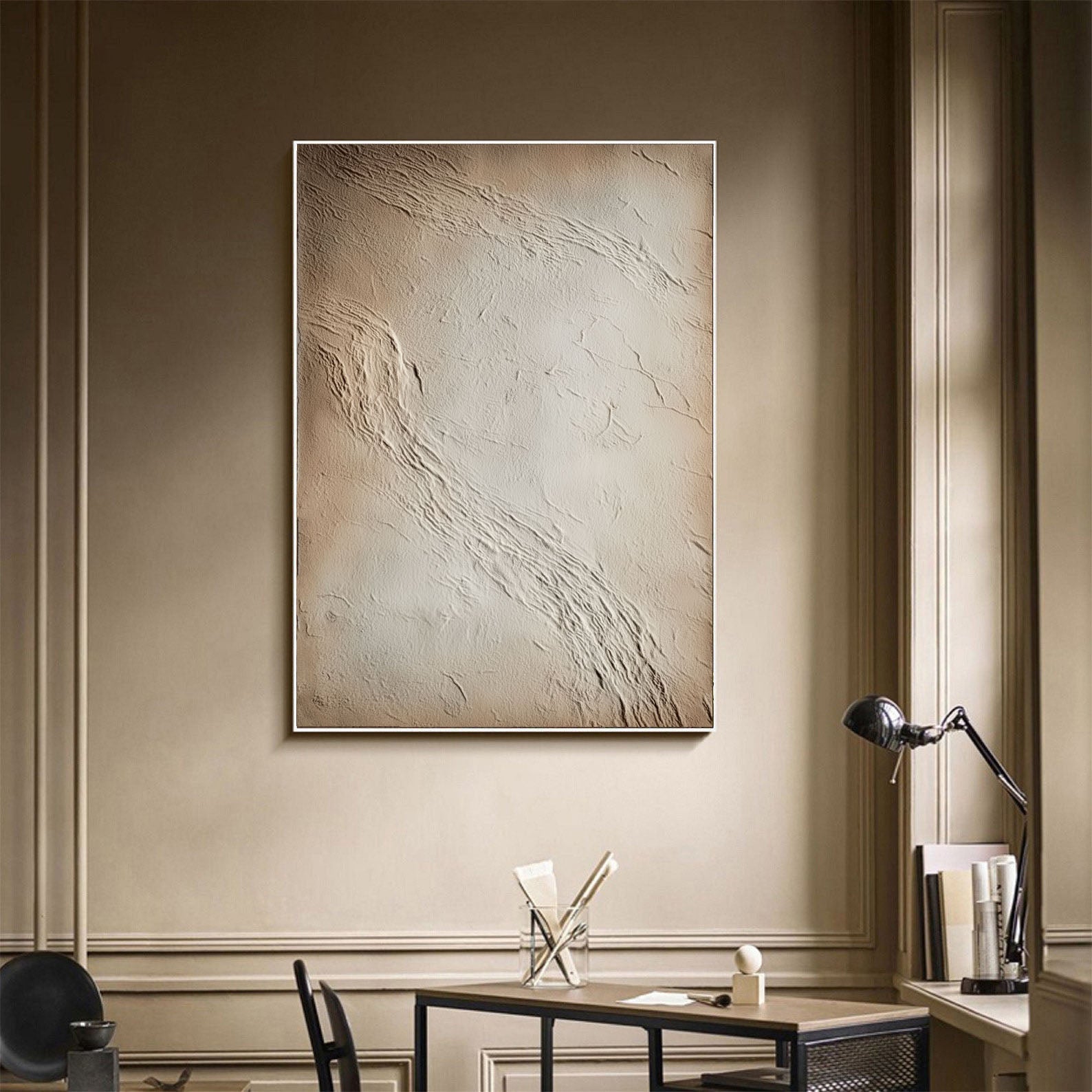 Textured Earthy Stucco | Neutral Drift
