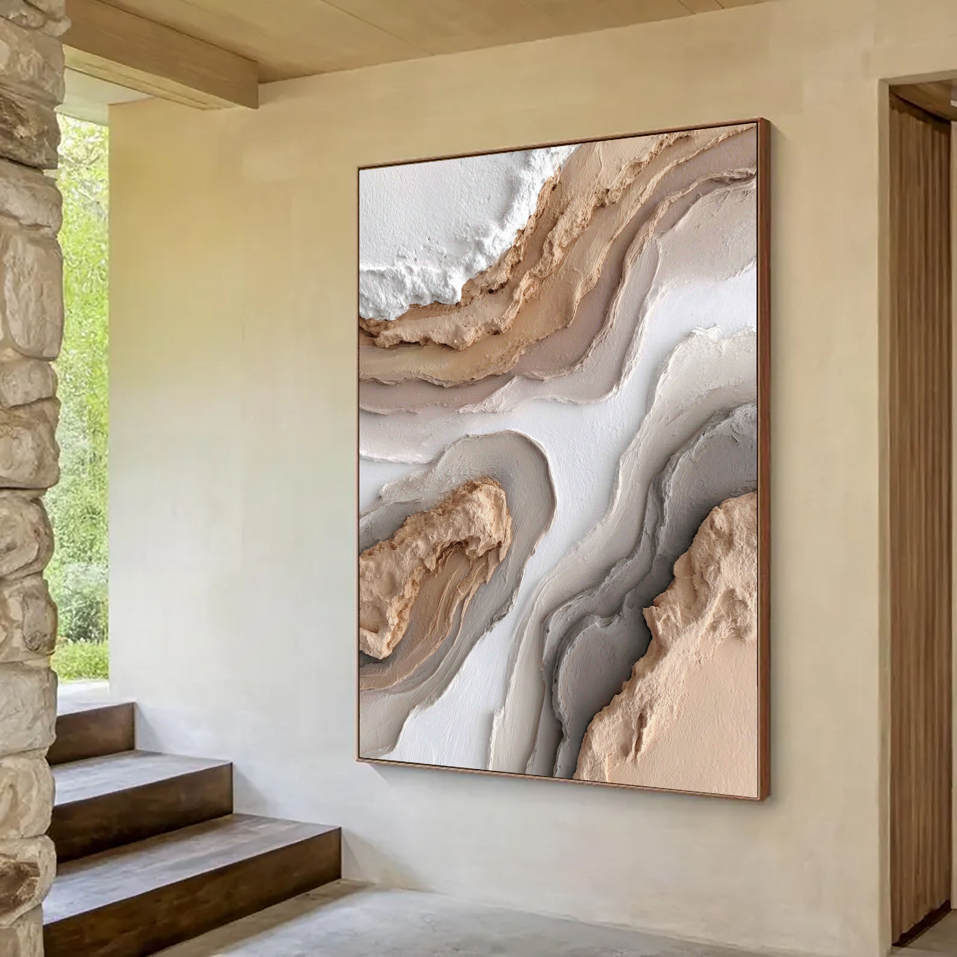 Textured Stratified Opulence | Sandstone Undulations