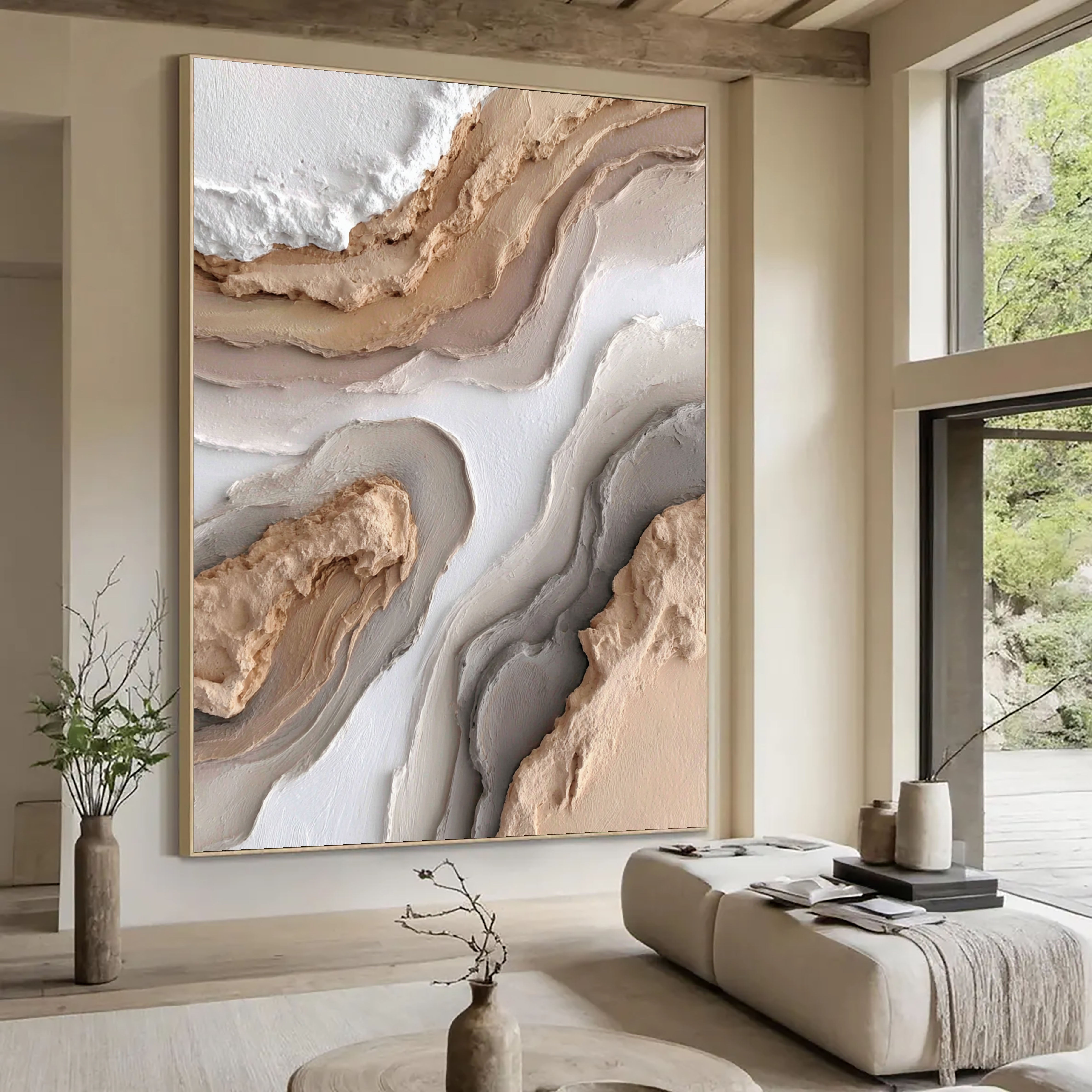 Textured Stratified Opulence | Sandstone Undulations