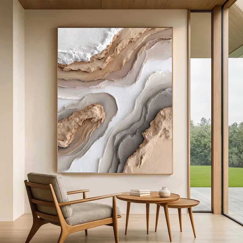 Textured Stratified Opulence | Sandstone Undulations