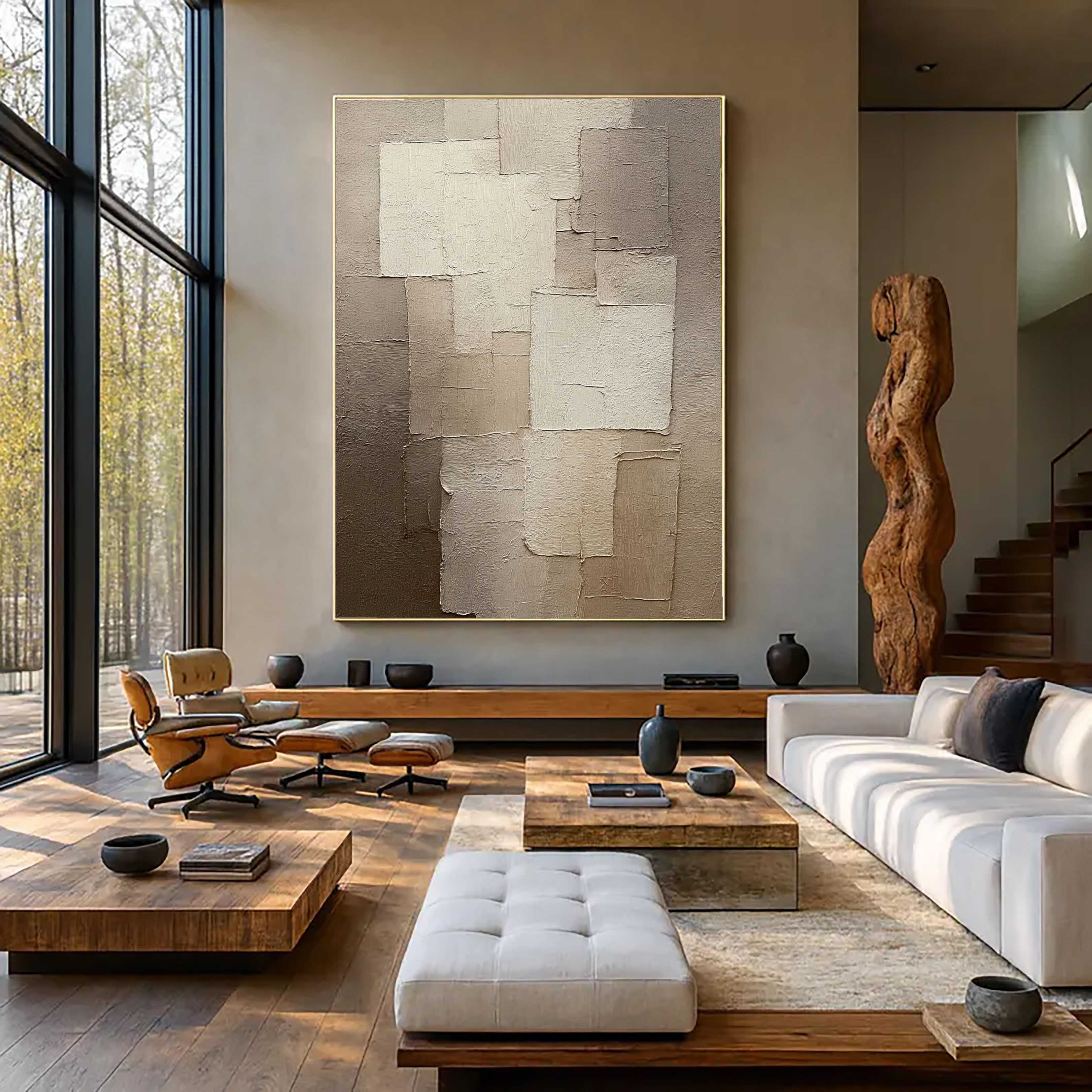 Textured Grisaille Opulence | Muted Panels