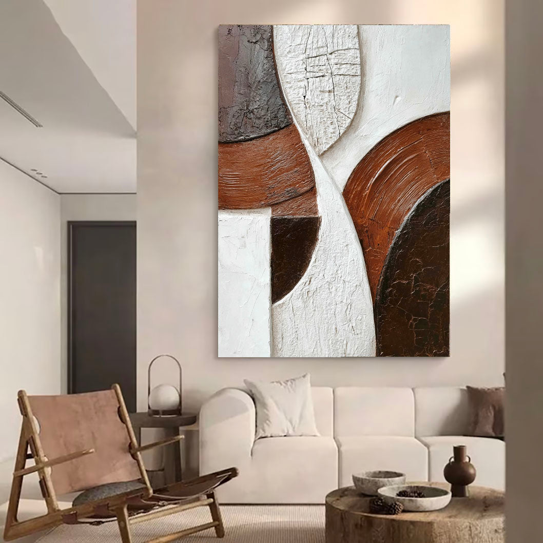 Textured Tectonic Opulence | Umber Panels