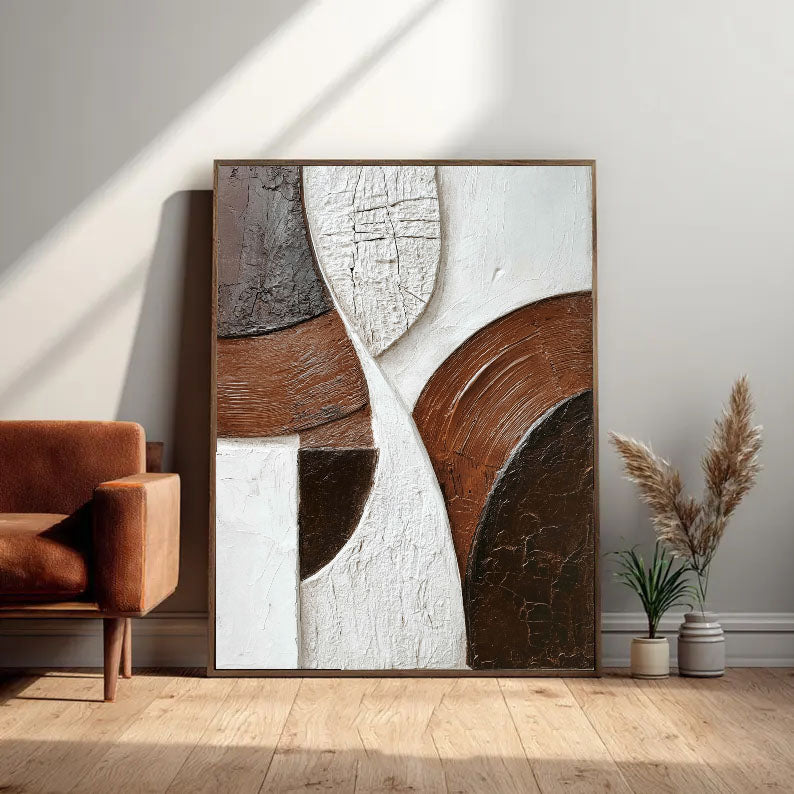 Textured Tectonic Opulence | Umber Panels