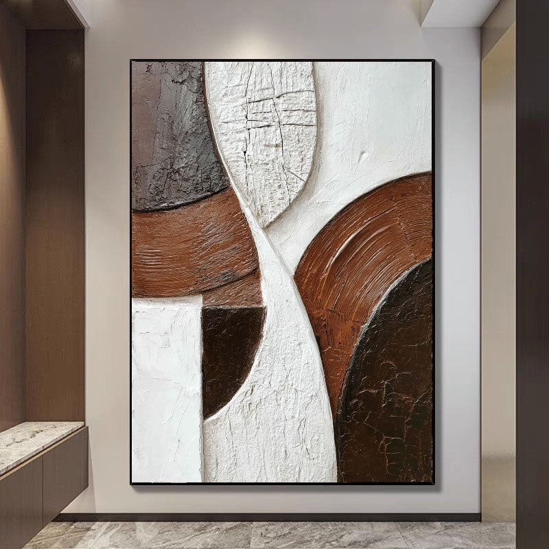 Textured Tectonic Opulence | Umber Panels