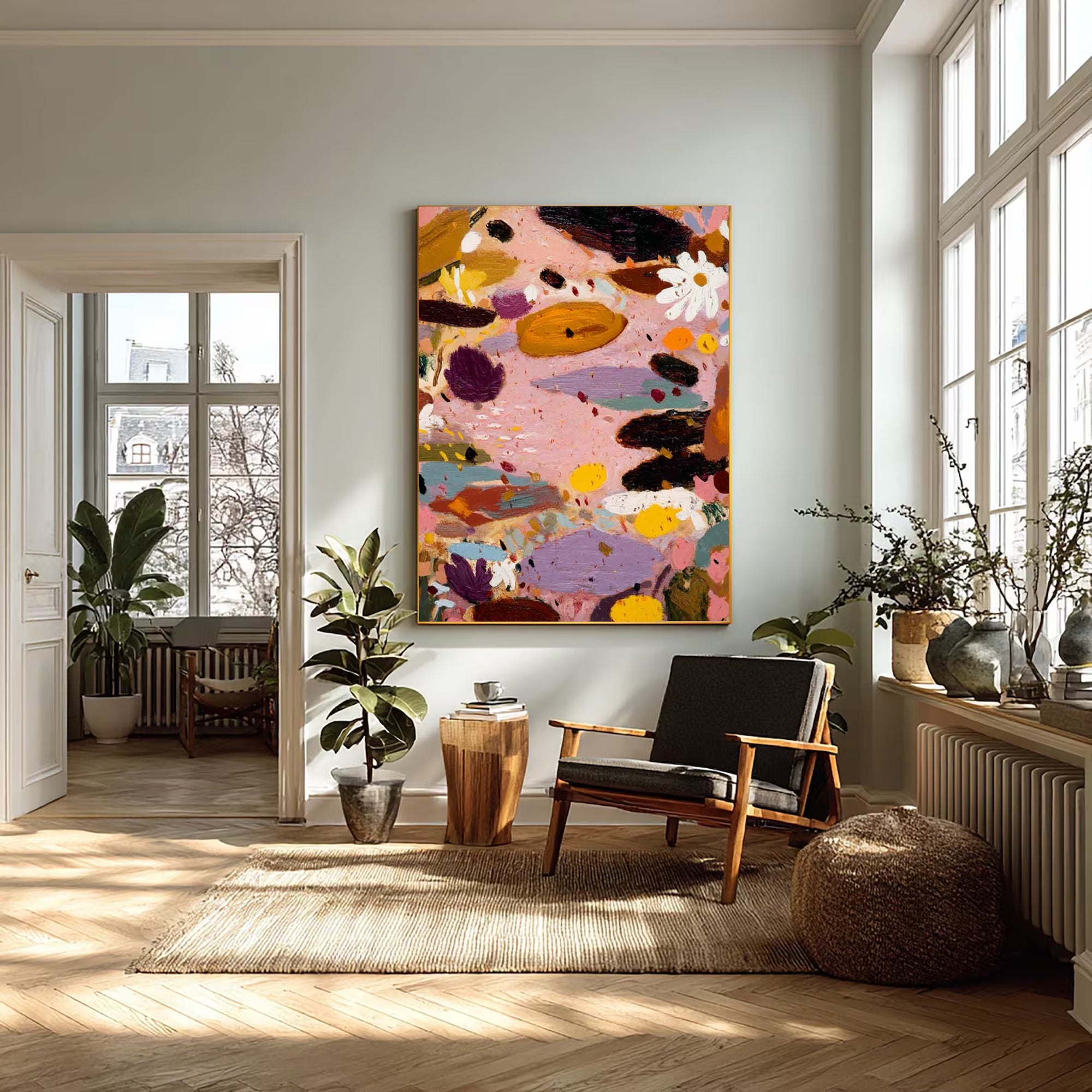 Textured Pastel Florals | Vibrant Hues