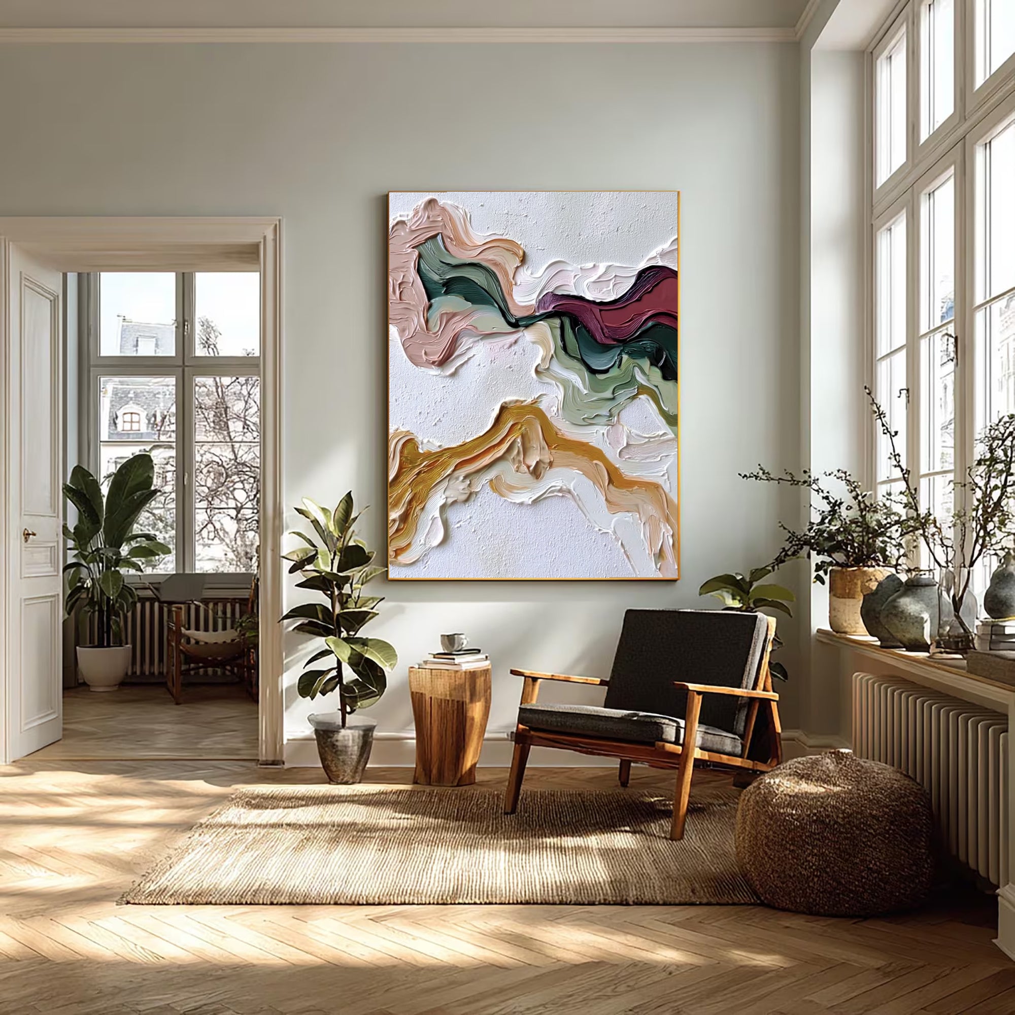 Textured Hue Opulence | Rich Swirls