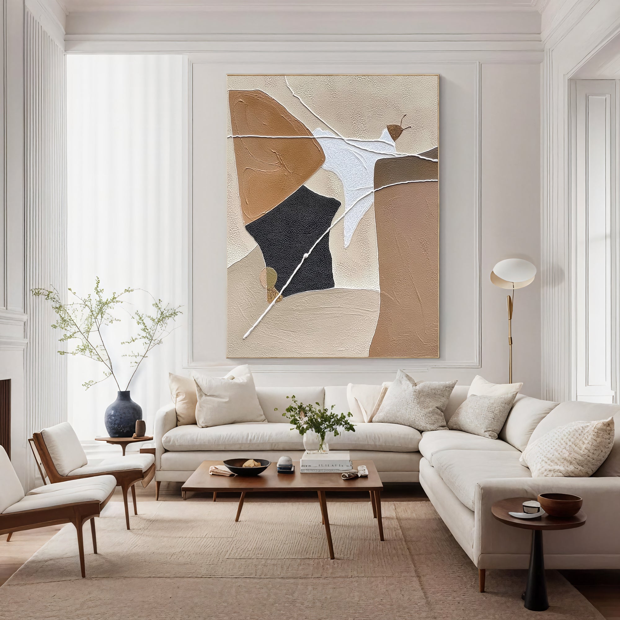 Textured Abstract Nuance | Neutral Fusion