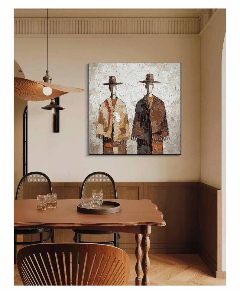 Textured Cloaked Duet | Earth Hues