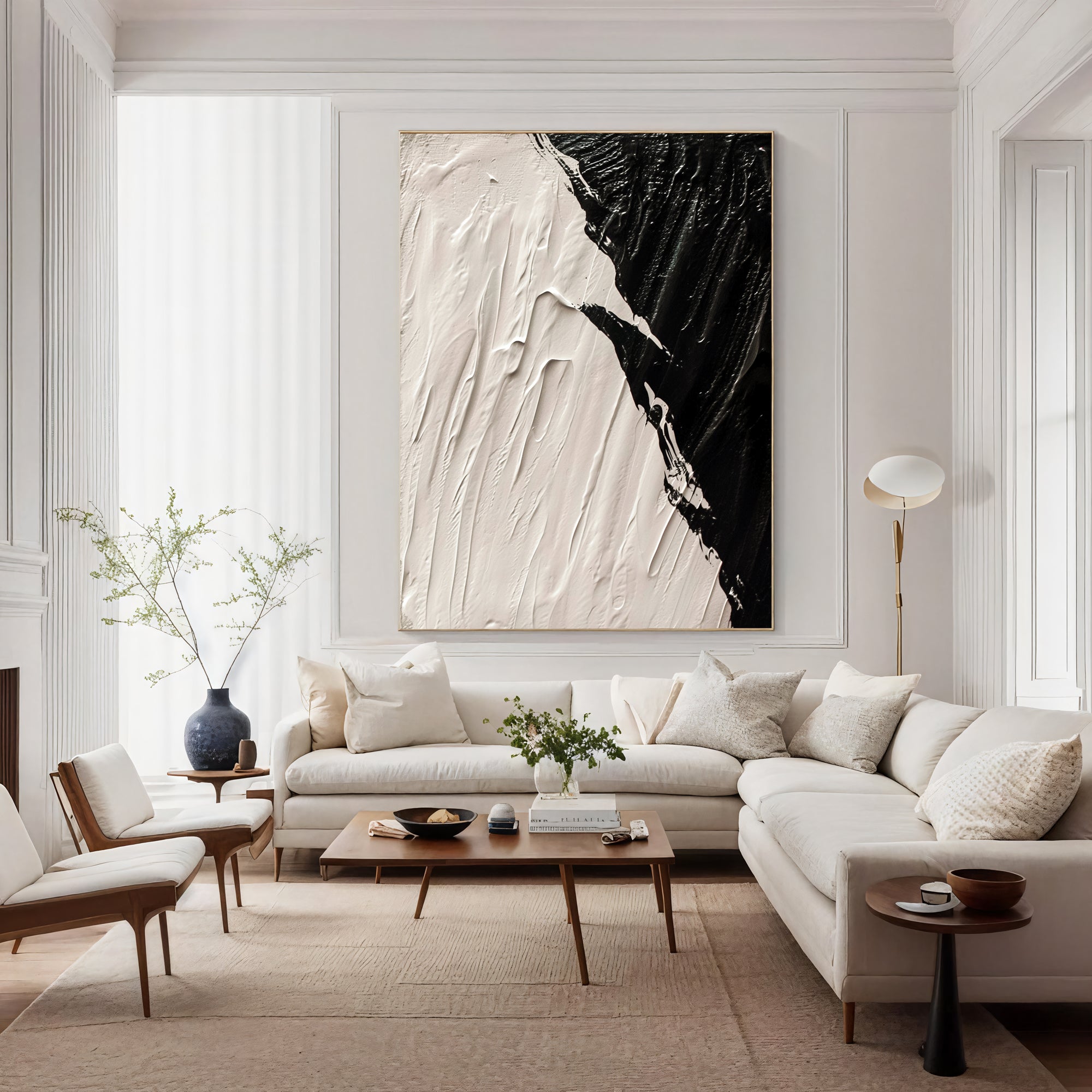 Textured Monochrome Drama | Black White