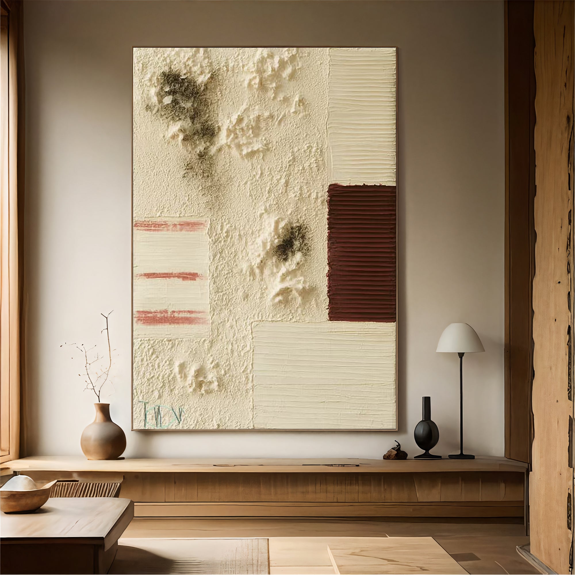 Textured Tactile Serenity | Subtle Hues